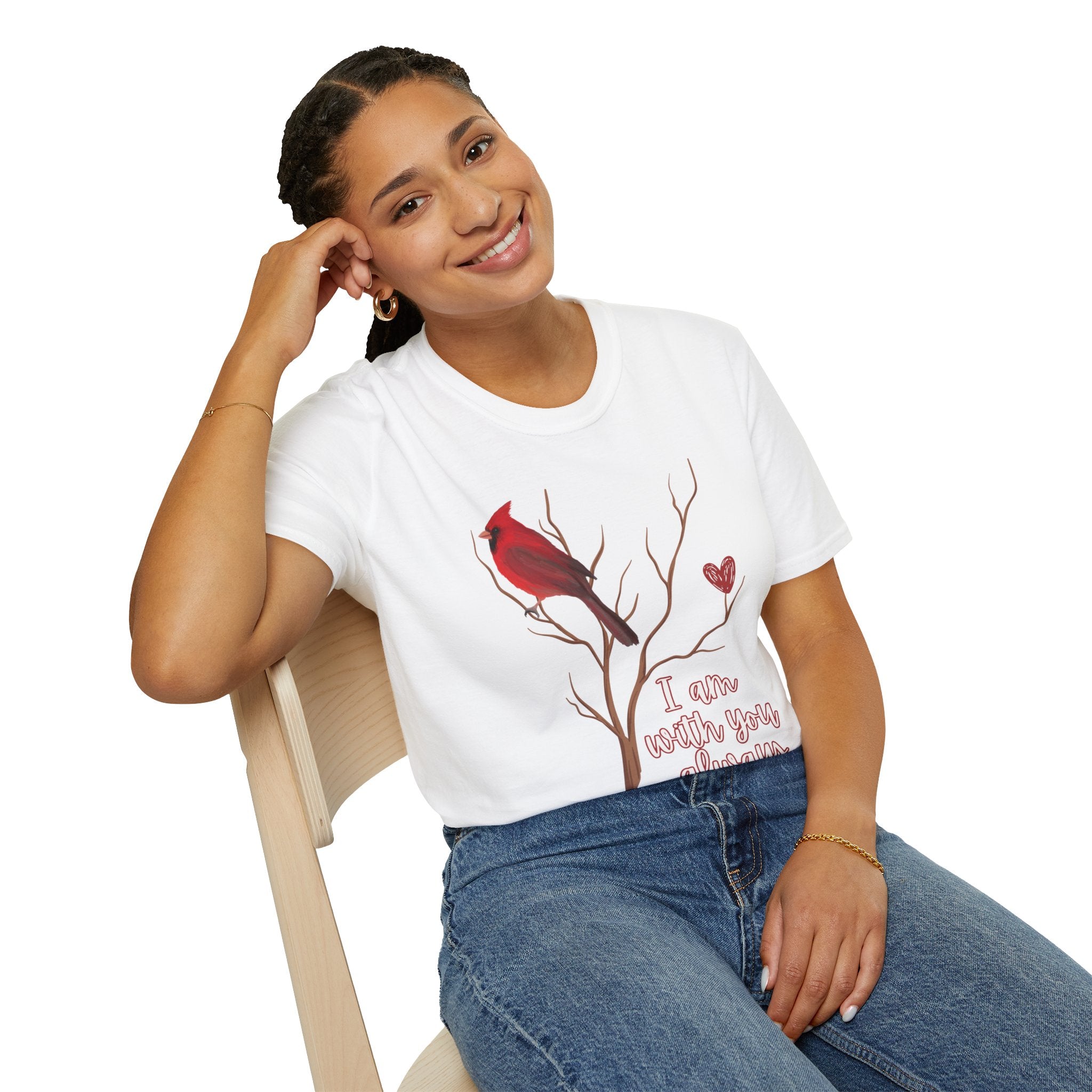 I am with you Always - Unisex Softstyle T-Shirt - Spruced Roost