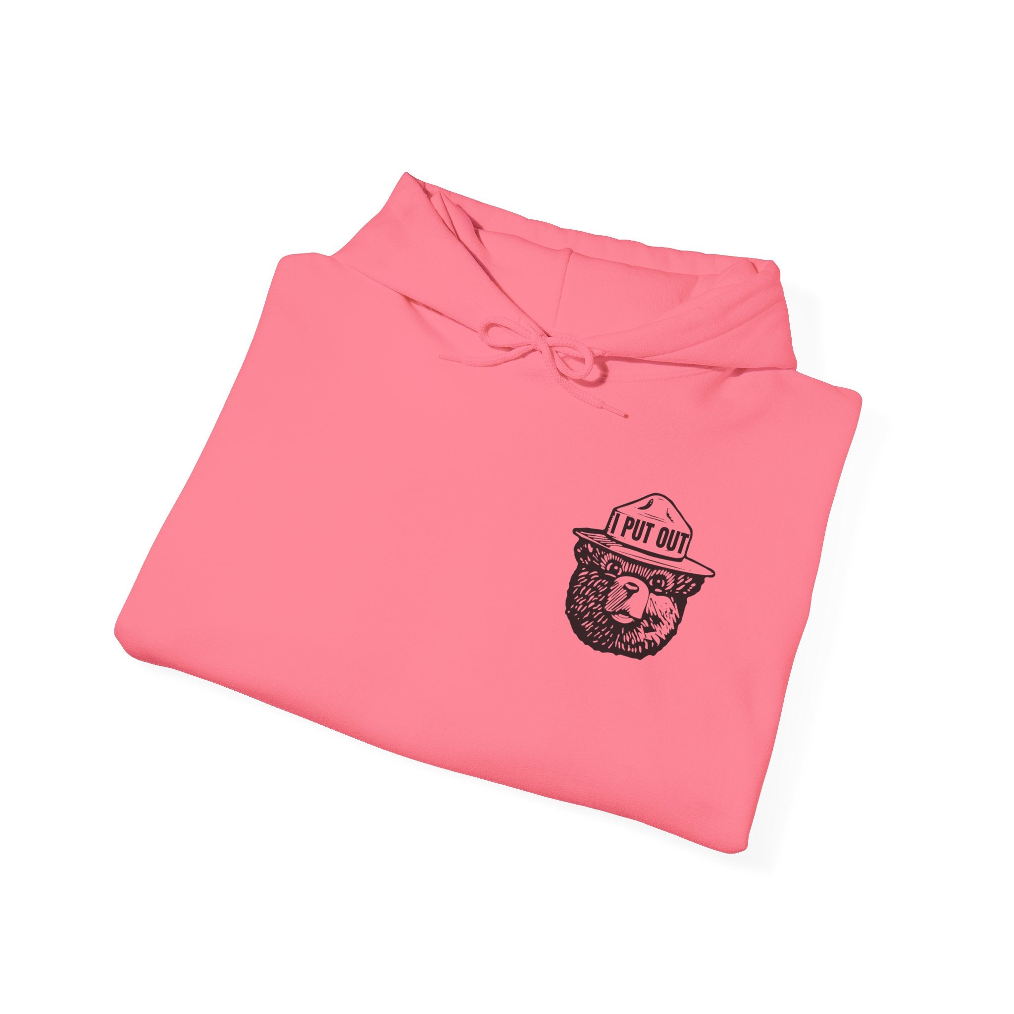 Smokey Firefighter Hoodie – 'I Put Out' Hooded Sweatshirt