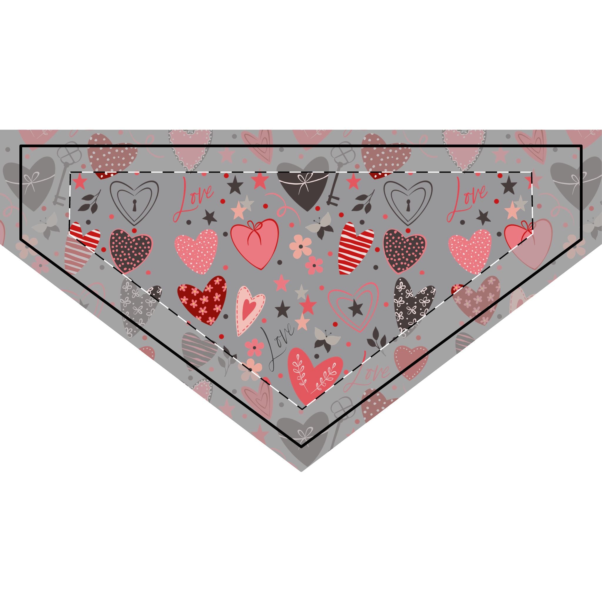 Love my Pet -Clip-on Pet Bandana