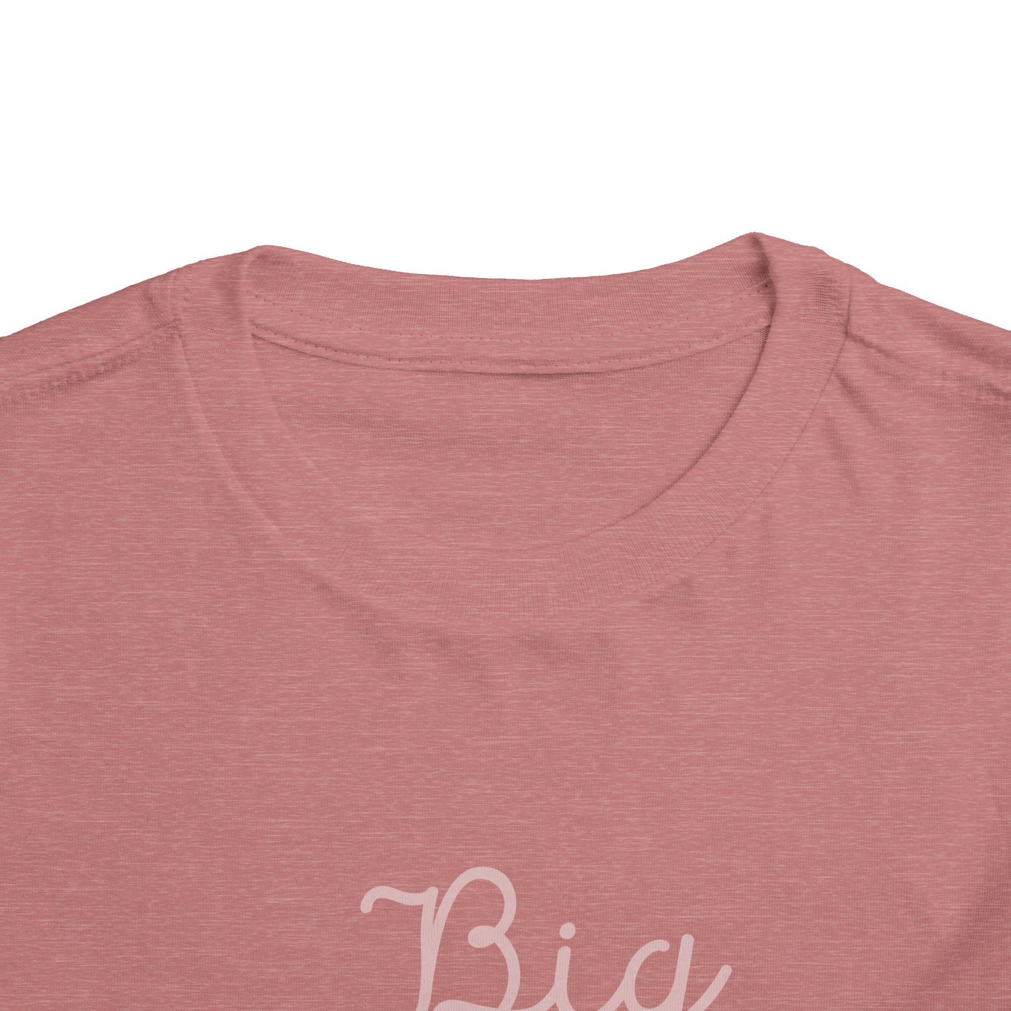 Pink Cursive - Big Sister Kids' T-Shirt -Gift for New Siblinngs - 3/4-7/8