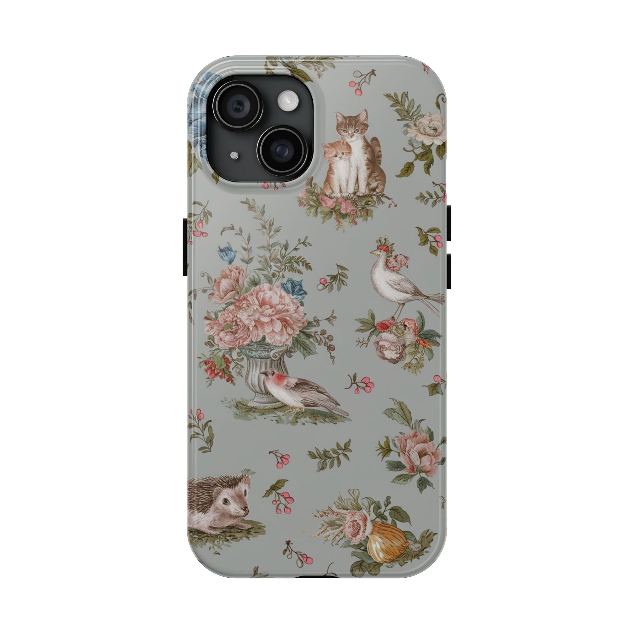 Tiptoe through the Cats - Tough Case for iPhone 14, 15, 16 - Spruced Roost