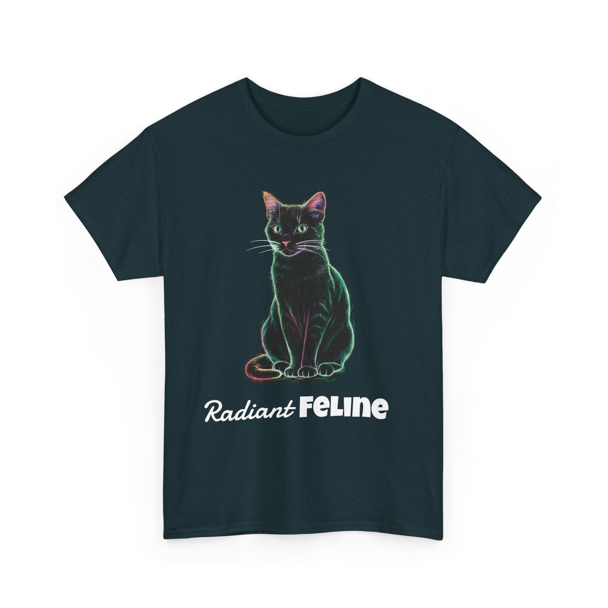 Radiant Feline - Unisex Heavy Cotton Tee