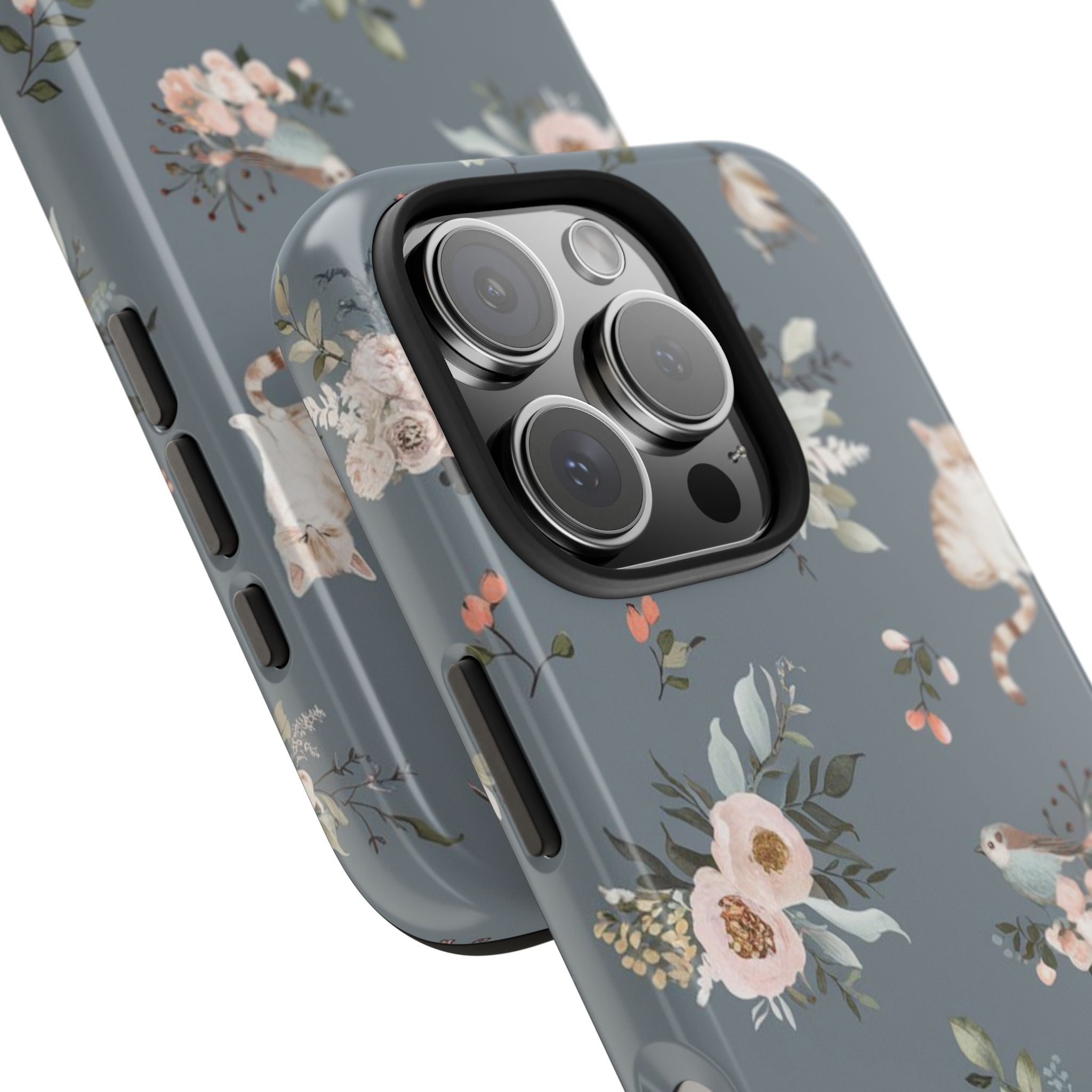 Kitty Cats and Nature - Tough Case for iPhone 14, 15, 16 - Spruced Roost