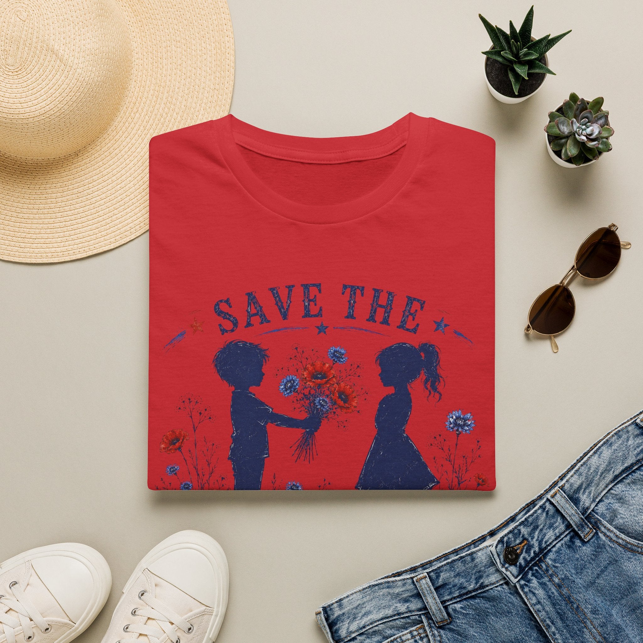 Save the Wildflowers T‑Shirt — Floral Conservation Tee