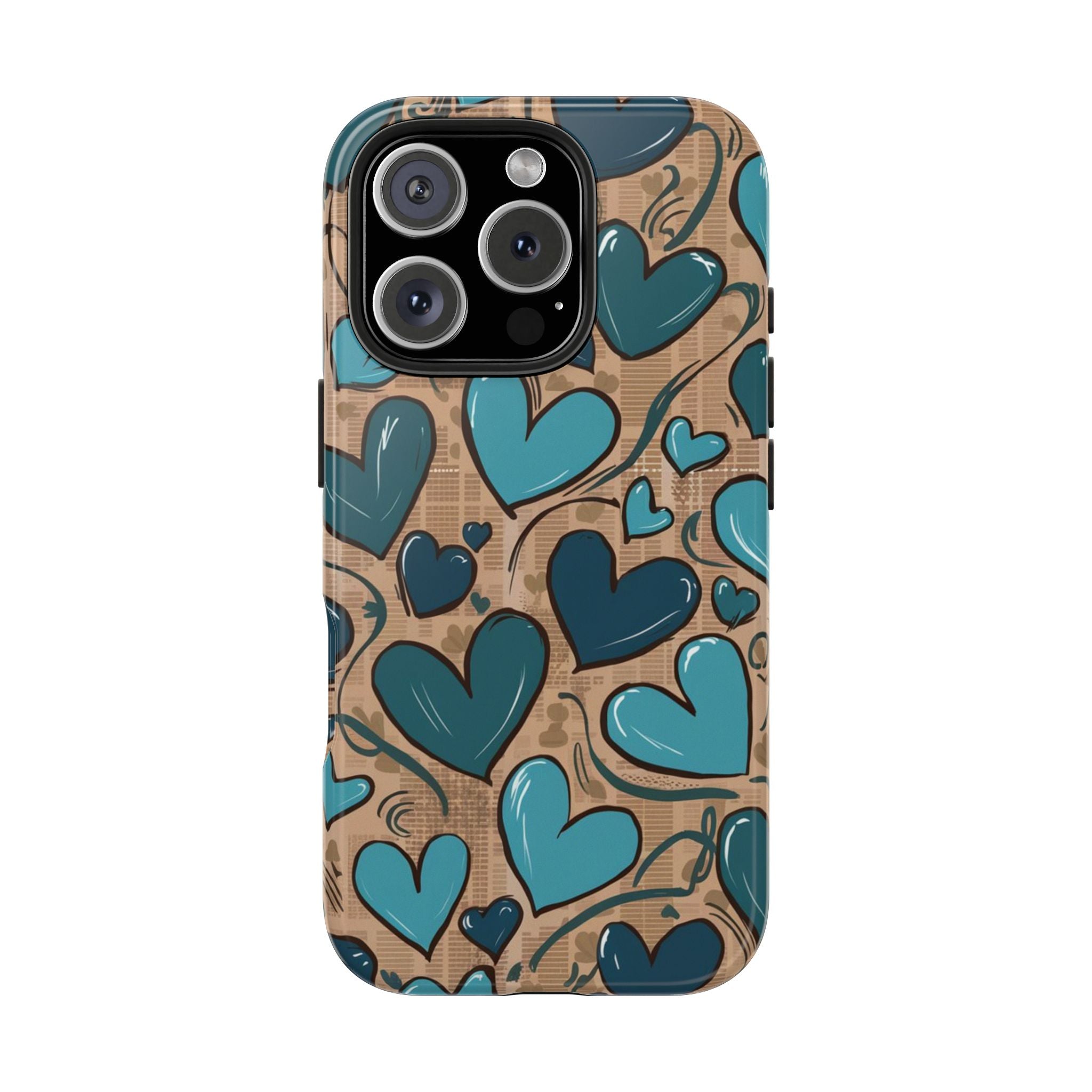 Cora Azul - Tough Case for iPhone 14, 15, 16 - Spruced Roost