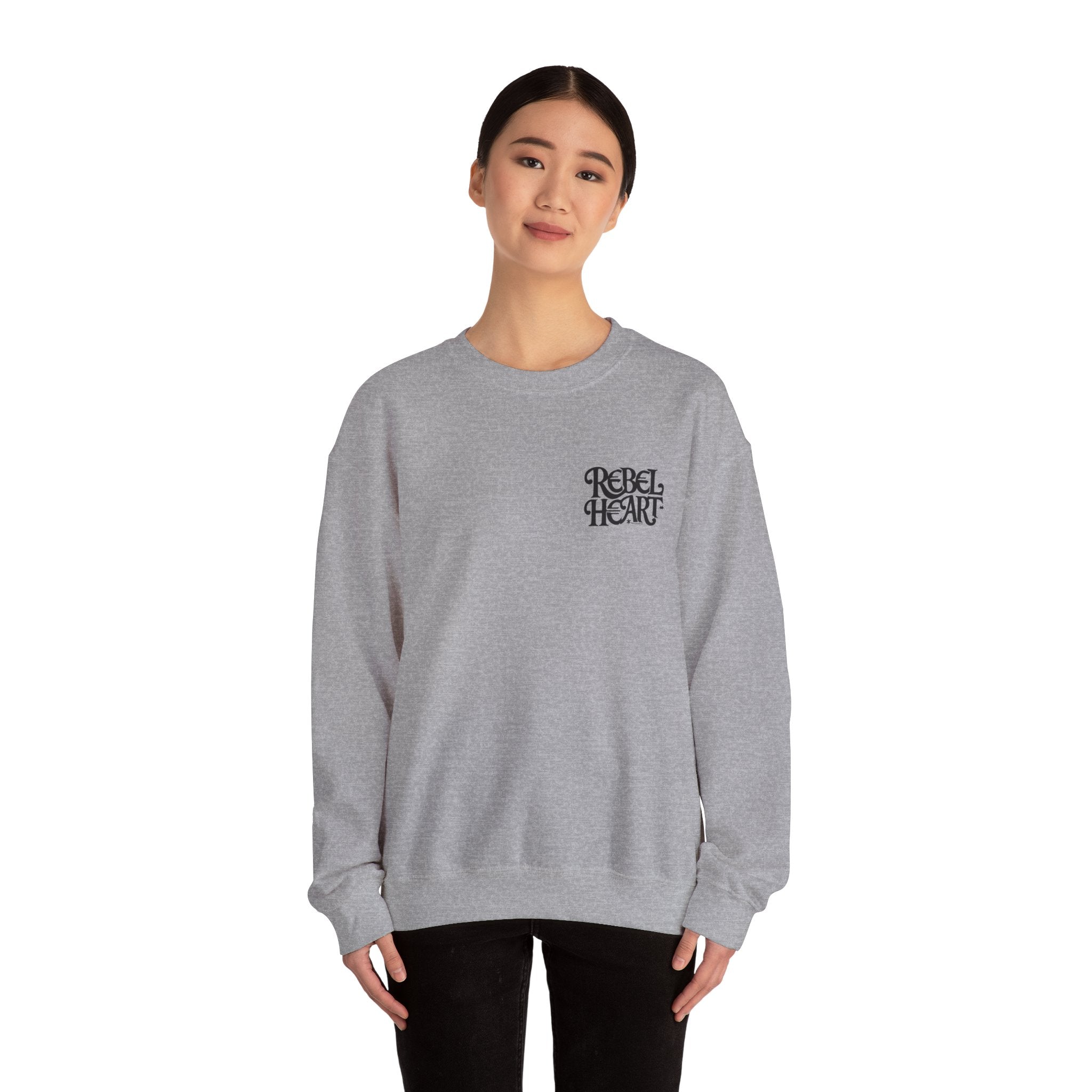Rebel Heart - Unisex Heavy Blend™ Crewneck Sweatshirt for Everyday Wear