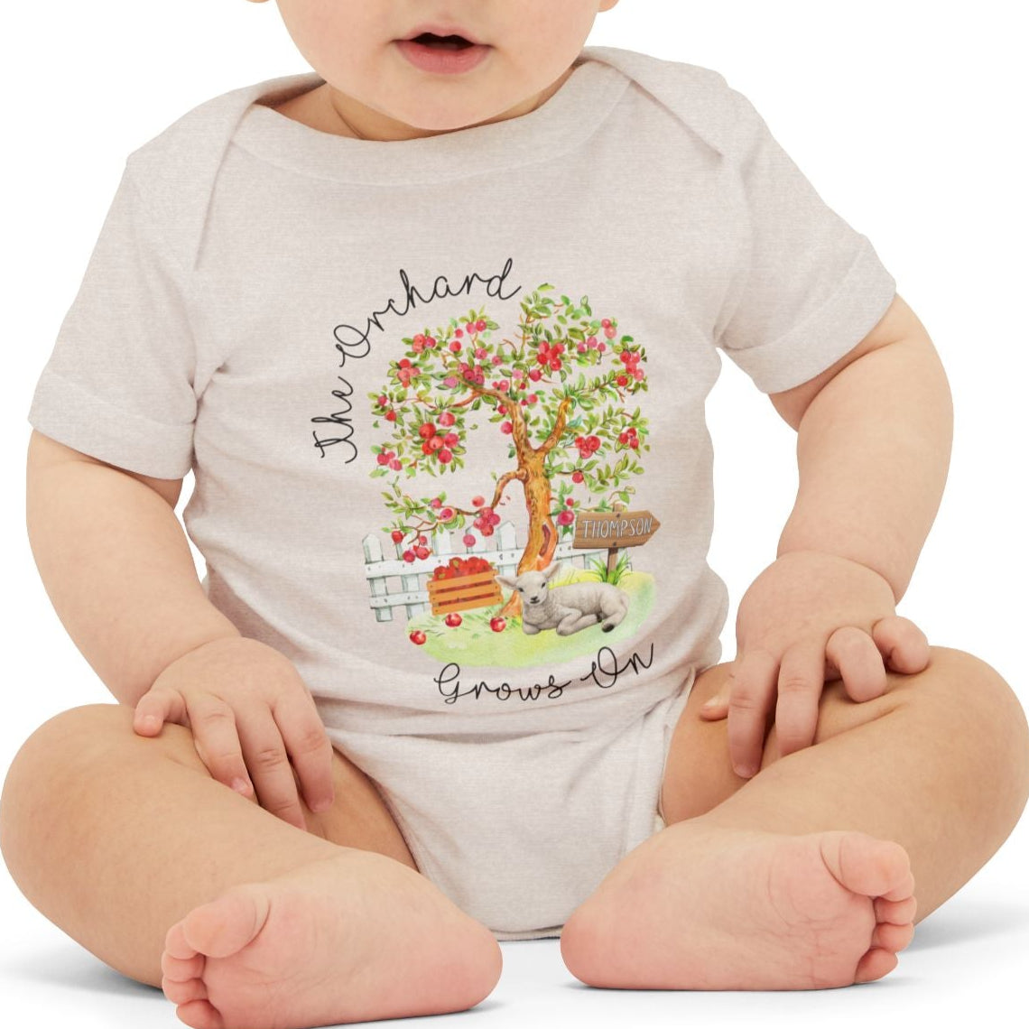 Personalized - Farm Infant Bodysuit