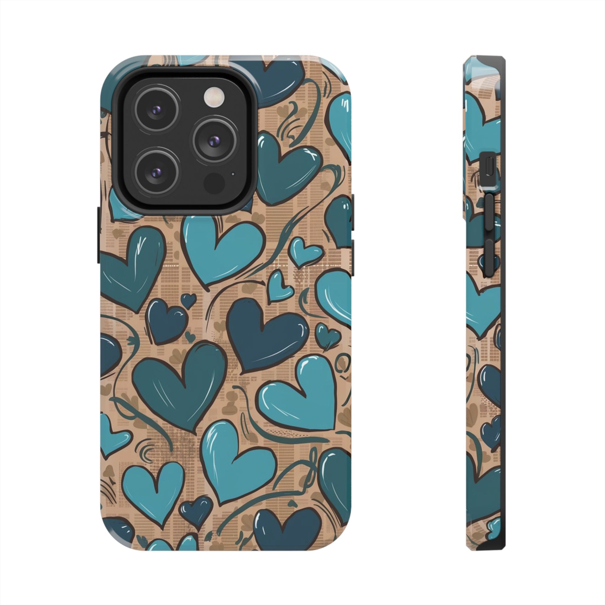 Cora Azul - Tough Case for iPhone 14, 15, 16 - Spruced Roost