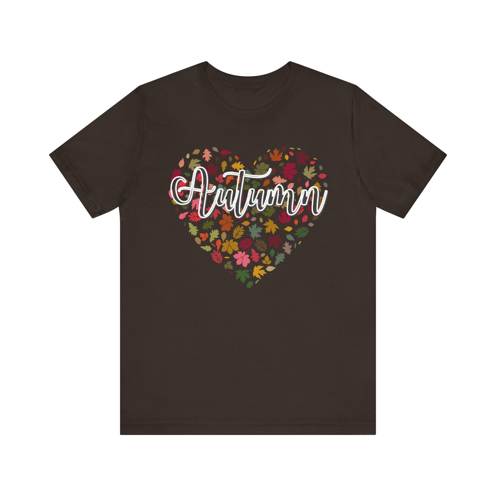 Autumn Love Heart Women's Jersey short sleeve tee