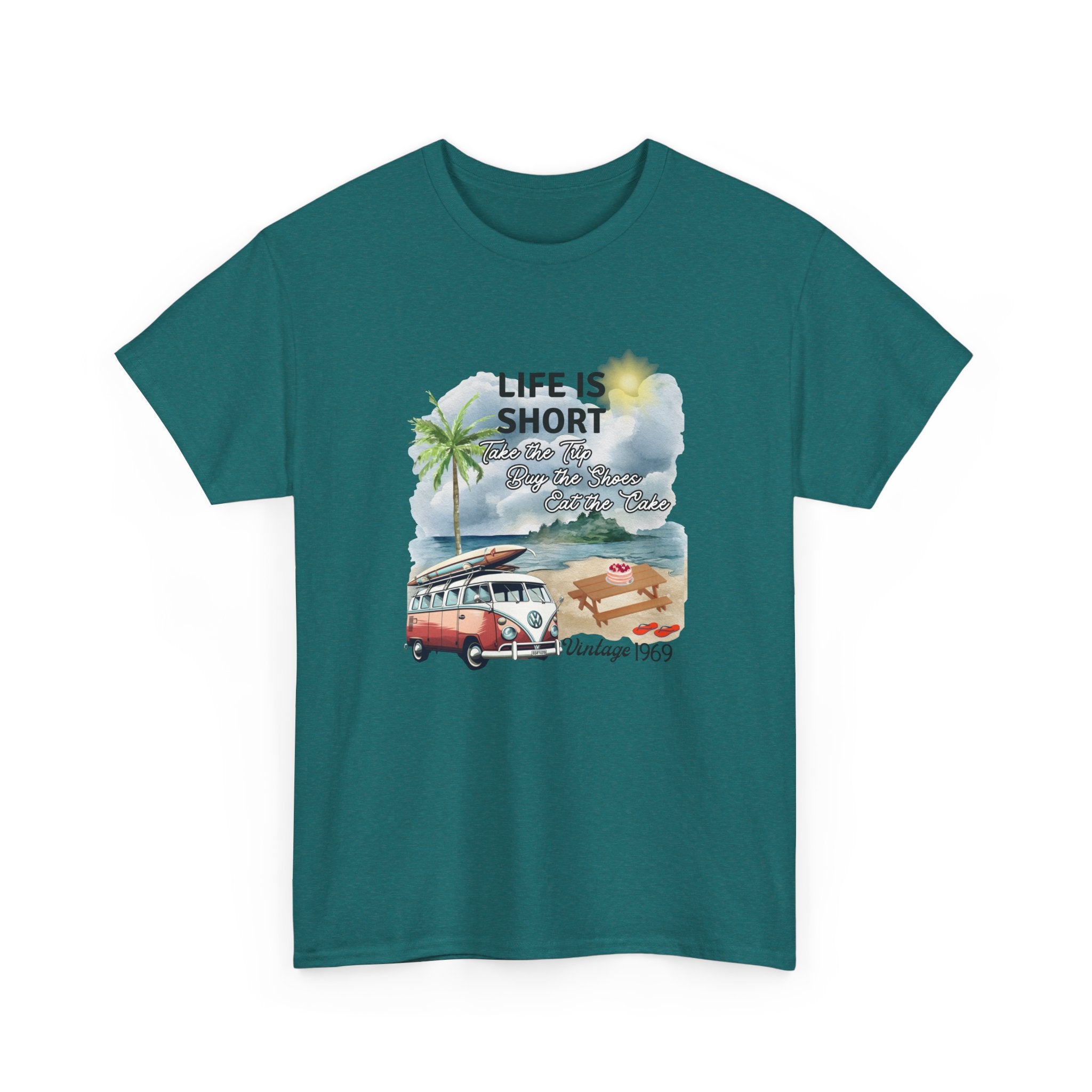 Life is Short - Unisex Heavy Cotton Tee