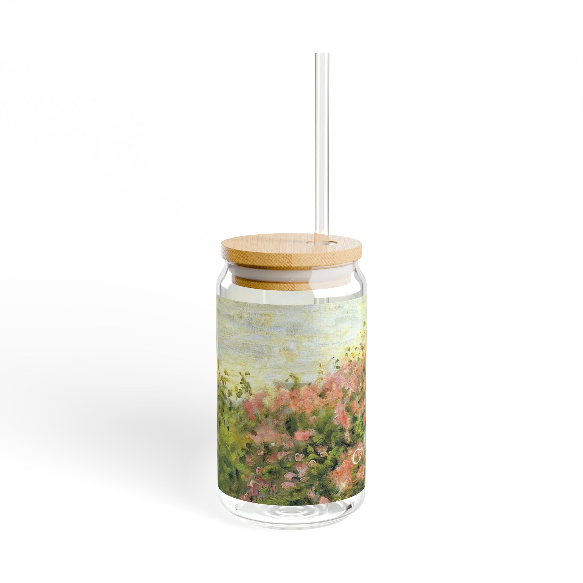 Roses Eterna Sipper Glass, 16oz - Spruced Roost