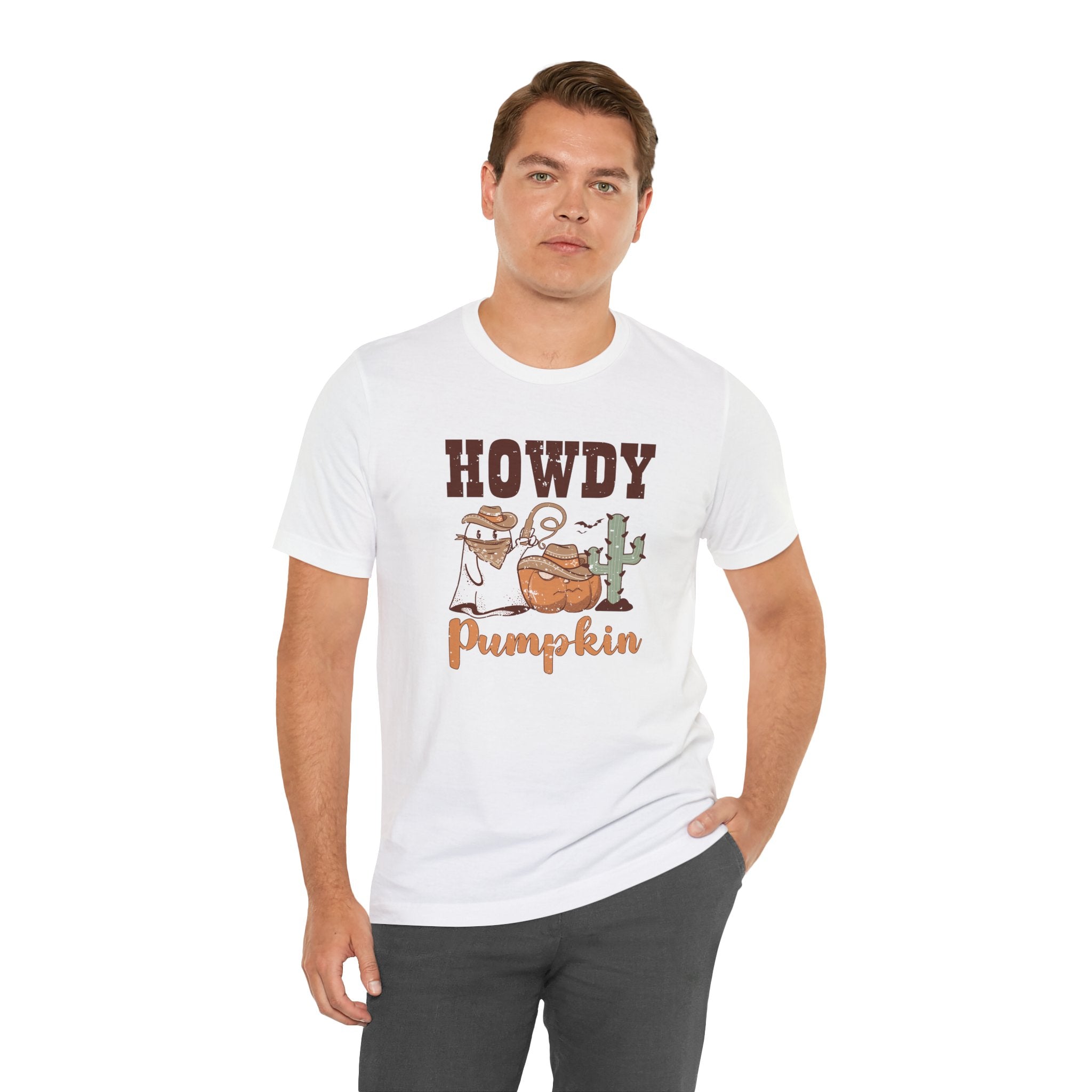 Howdy Pumpkin - Unisex Jersey Short Sleeve Tee