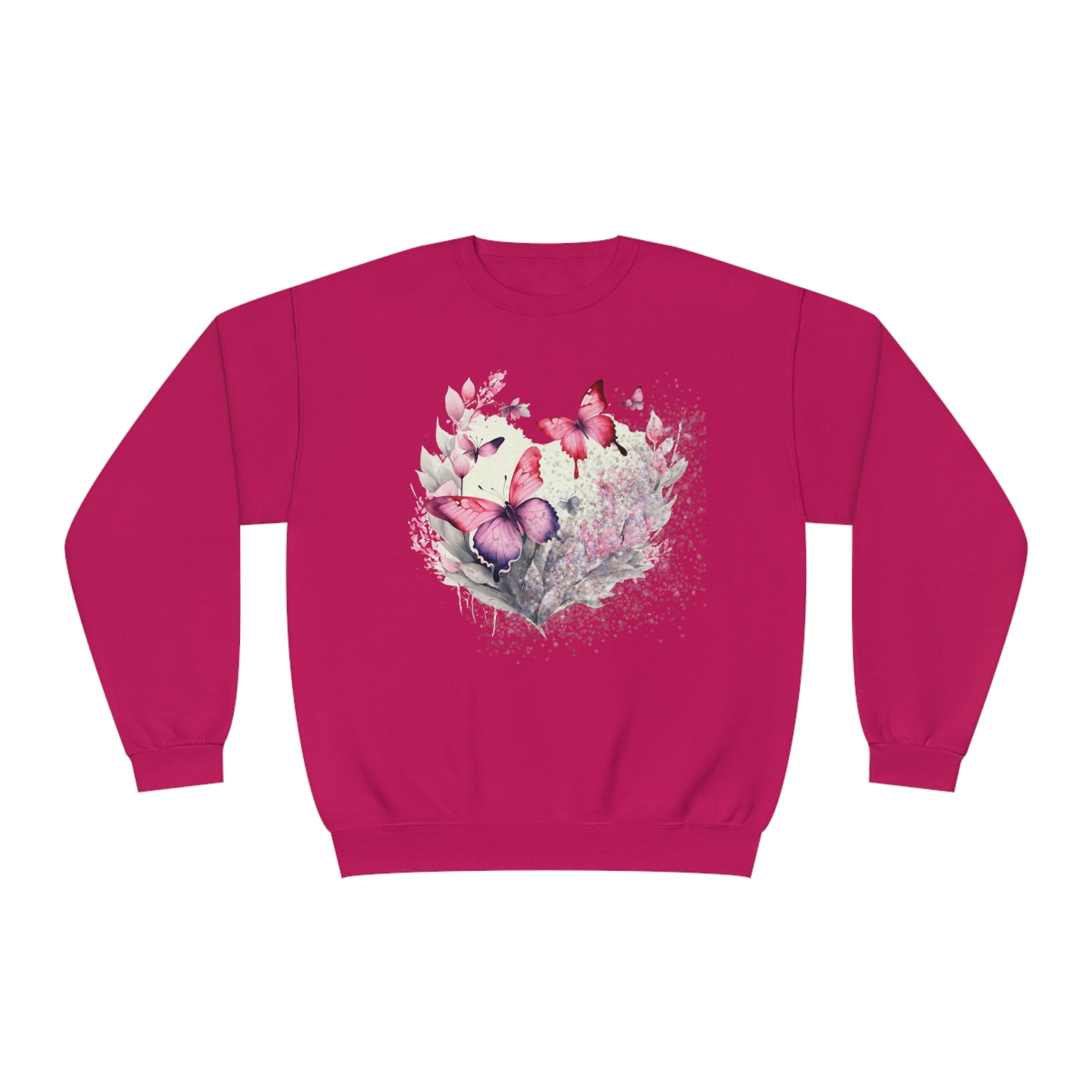 Two Butterflies Unisex NuBlend® Crewneck Sweatshirt - Spruced Roost