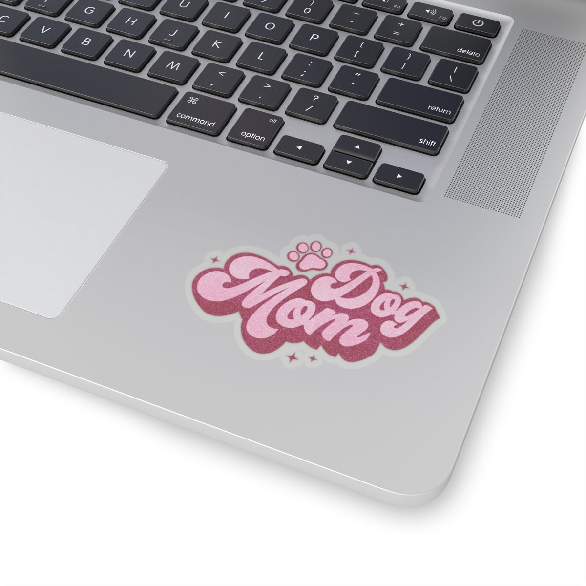 Dog Mom Pink Kiss-Cut Stickers
