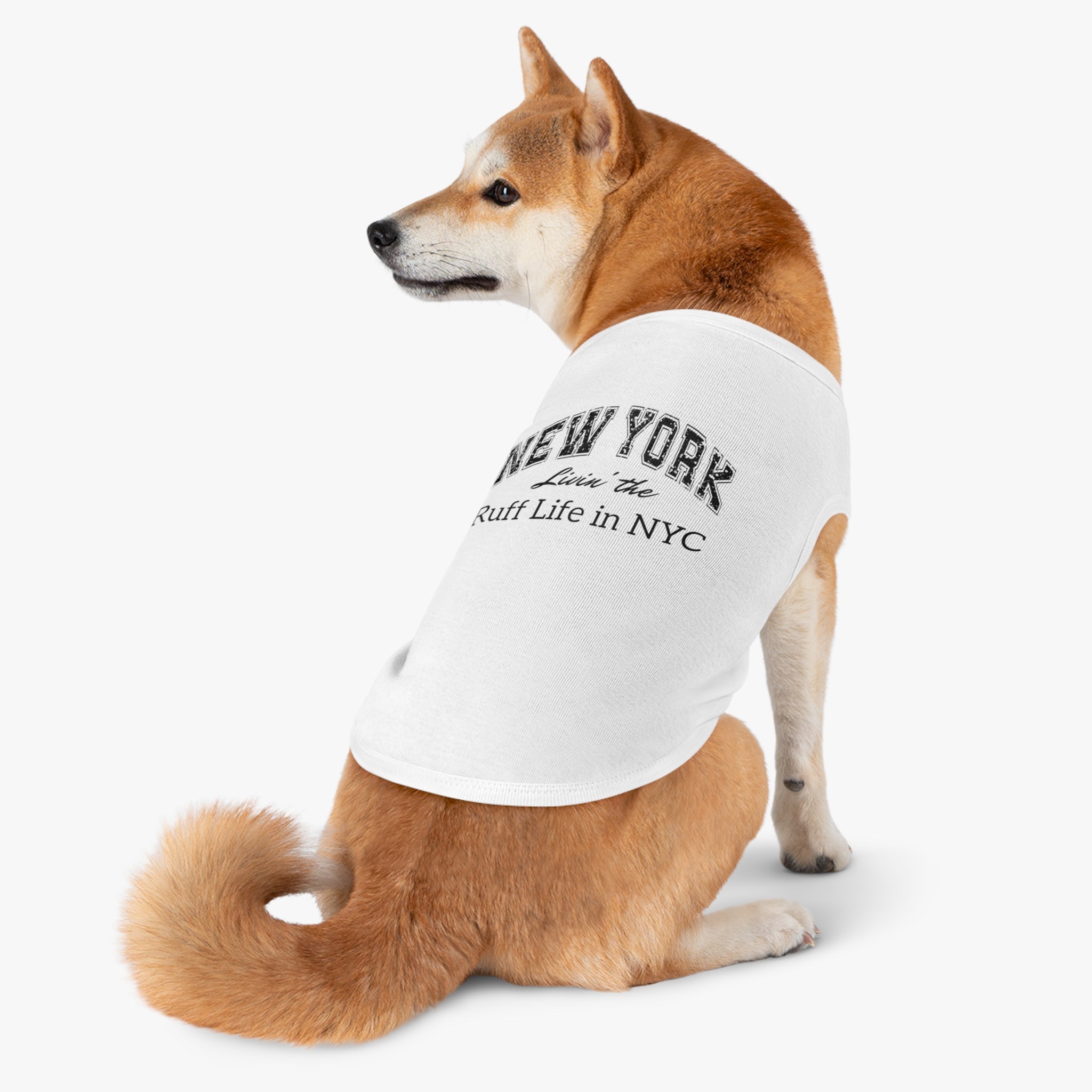 Ruff Life in New York - Stylish and Playful Dog Shirt