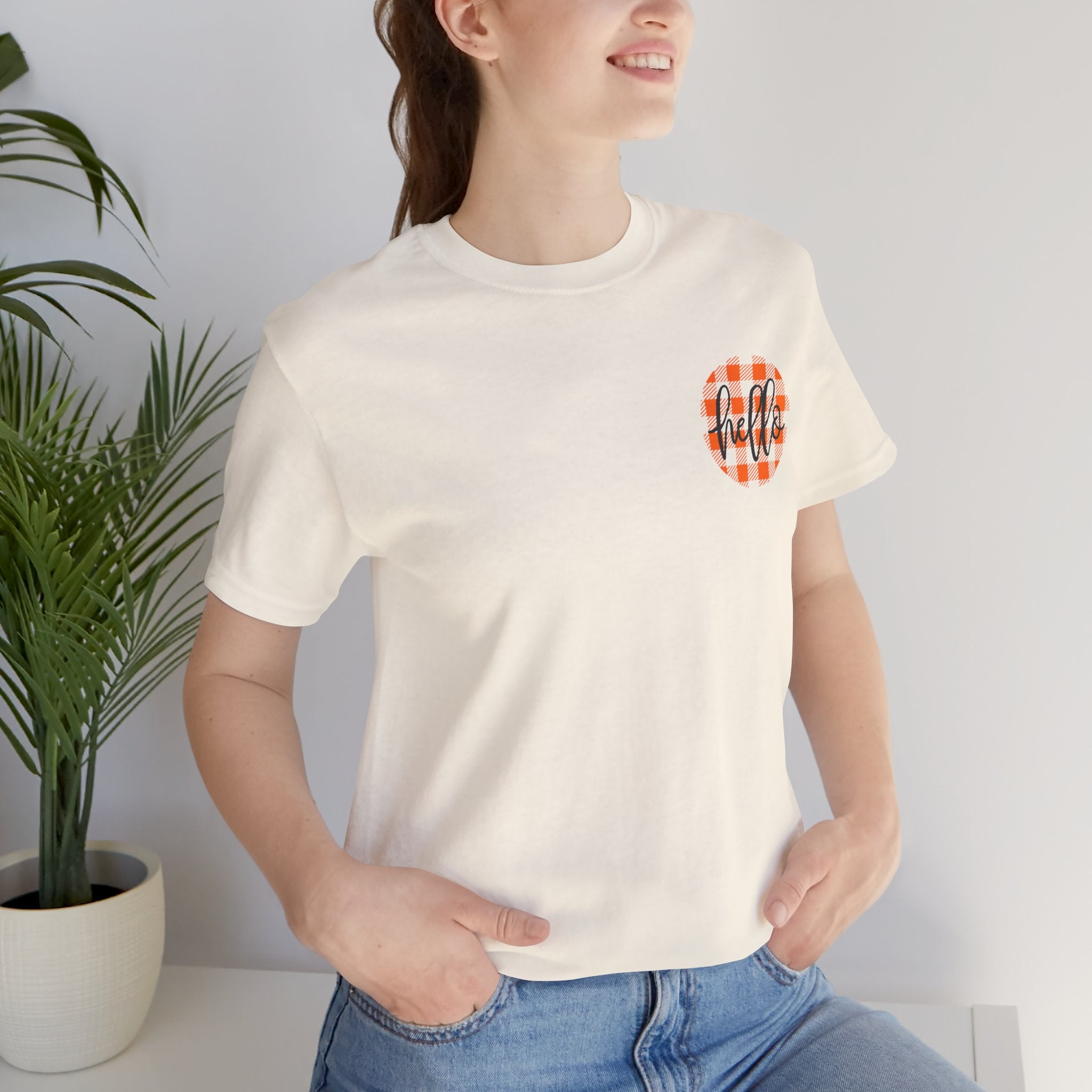 hello! Fall Shirt, Women's T-Shirt, Fall Tee