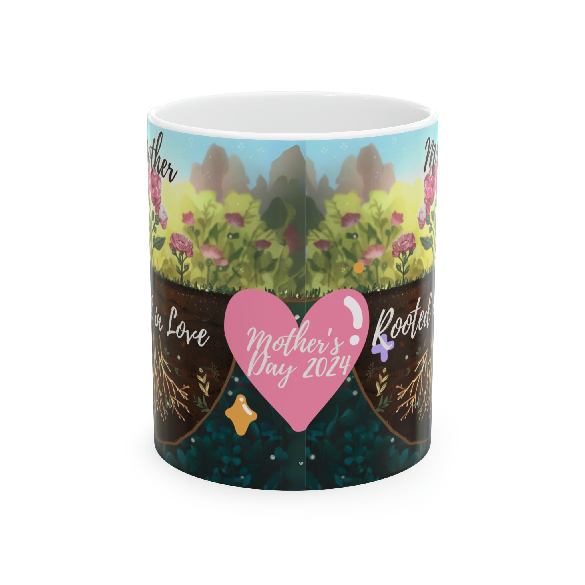 Mother, Rooted in Love - Ceramic Mug, 11oz - Spruced Roost
