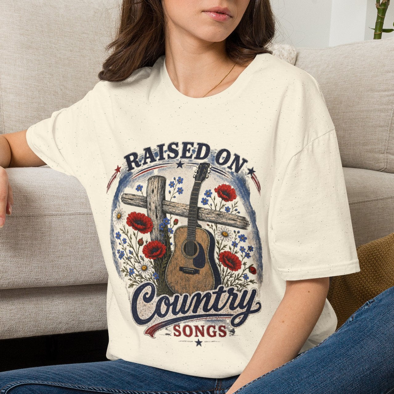 Raised on Country Songs - Women's T-shirt
