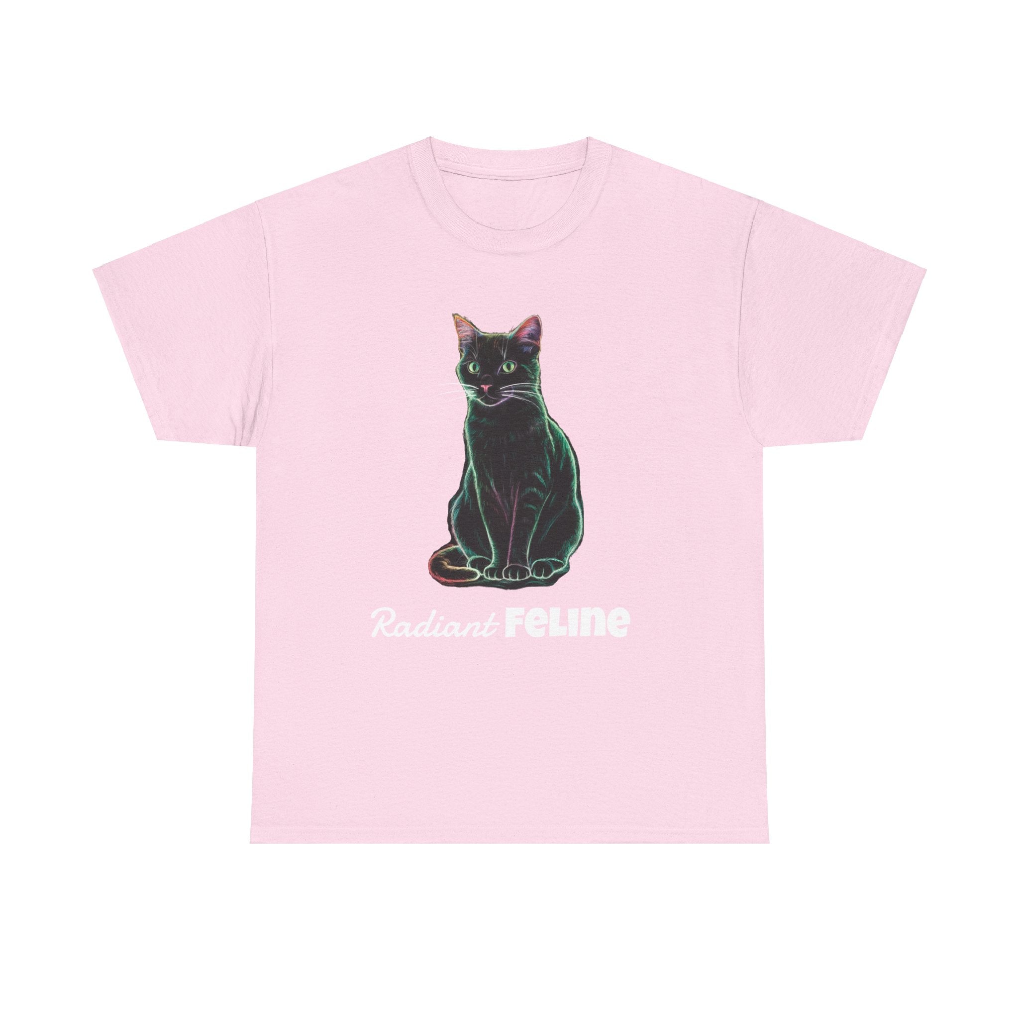 Radiant Feline - Unisex Heavy Cotton Tee