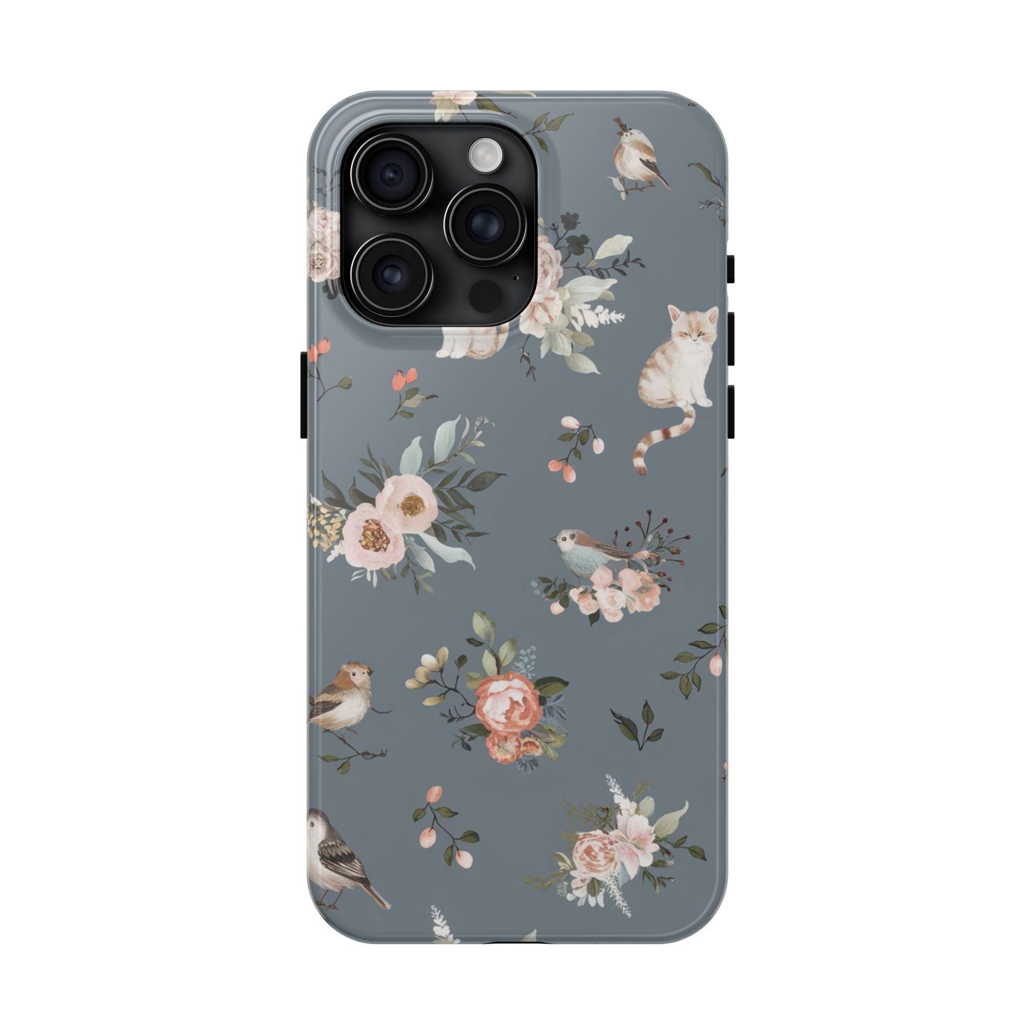 Kitty Cats and Nature - Tough Case for iPhone 14, 15, 16 - Spruced Roost