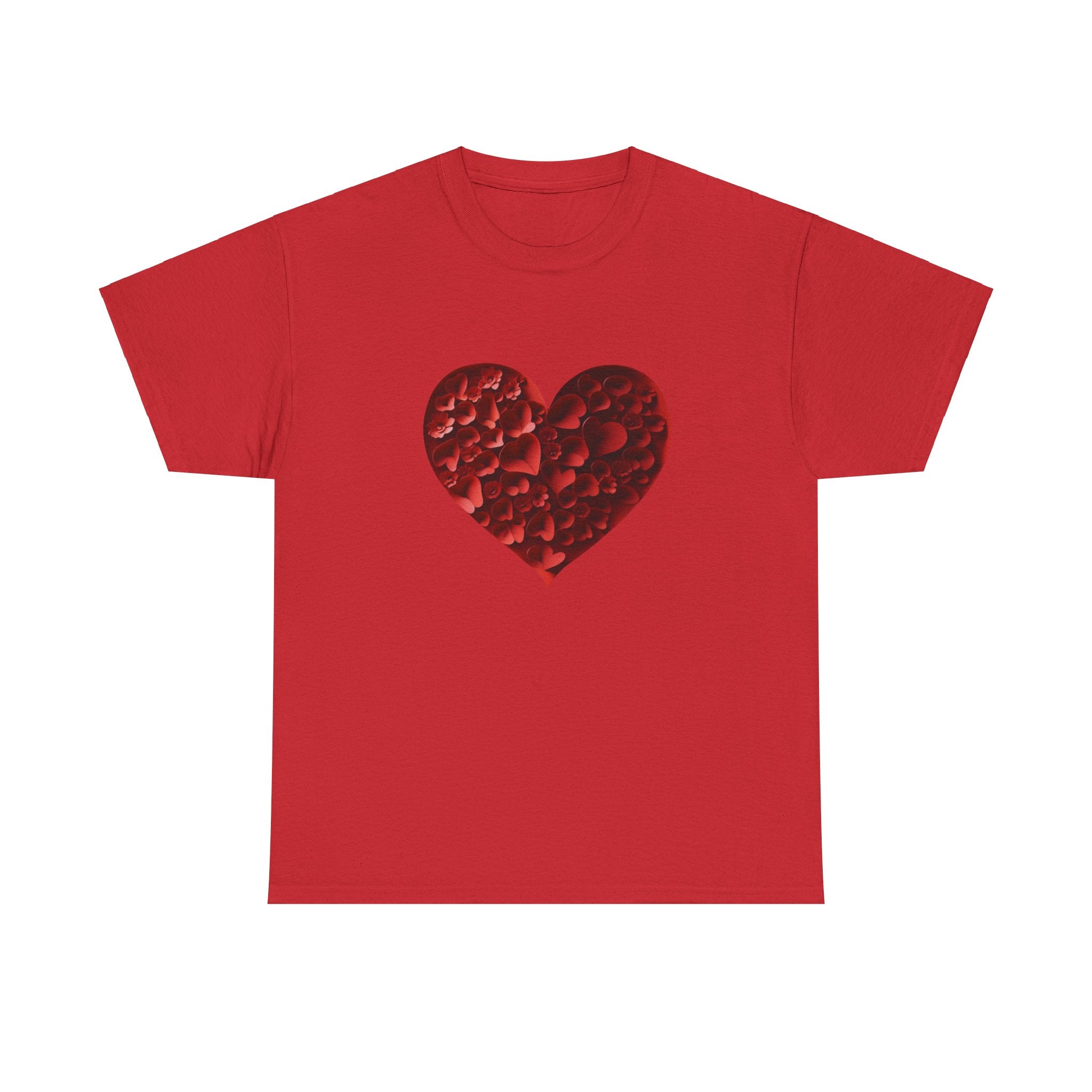 Floral Heart - Unisex Heavy Cotton Tee - Spruced Roost