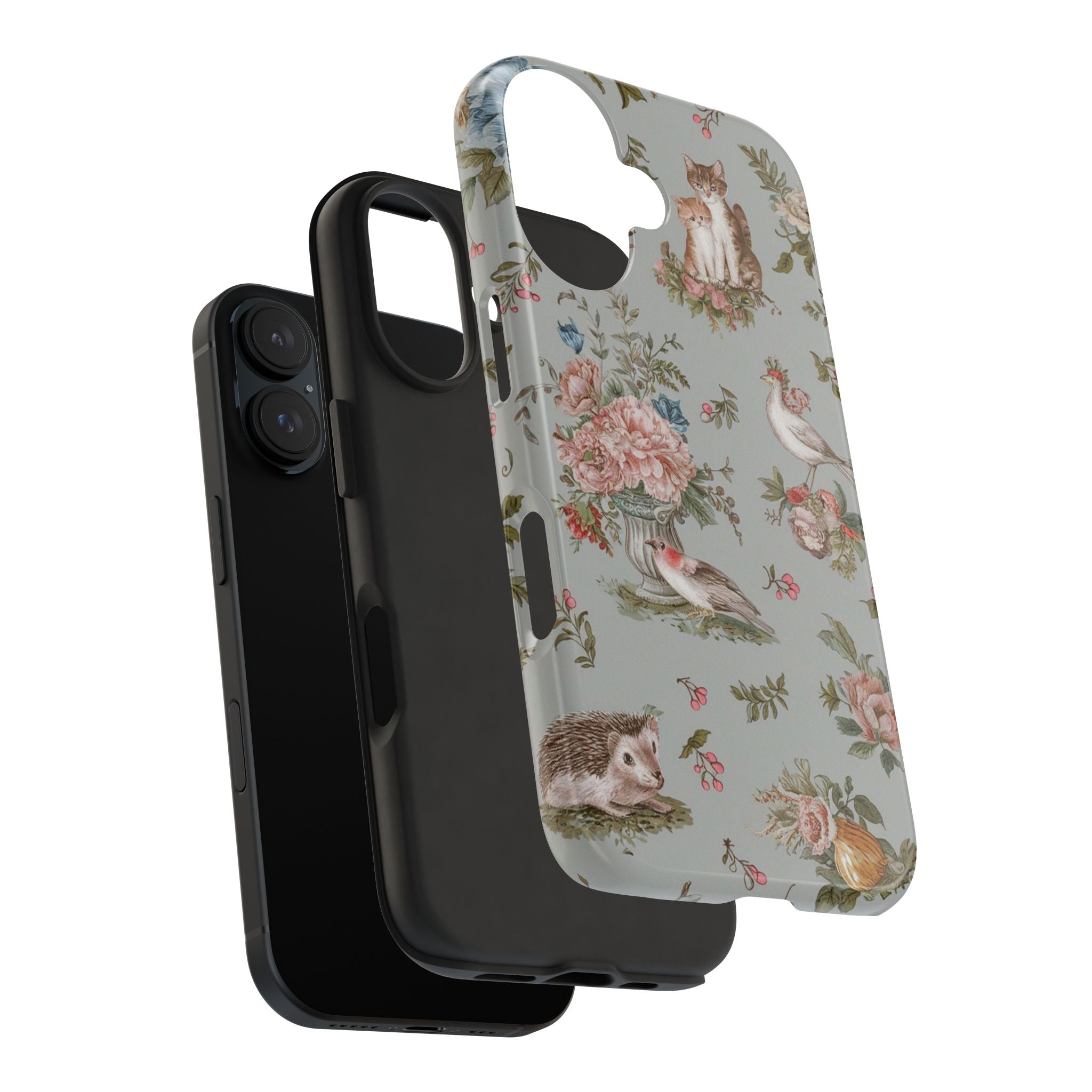 Tiptoe through the Cats - Tough Case for iPhone 14, 15, 16 - Spruced Roost