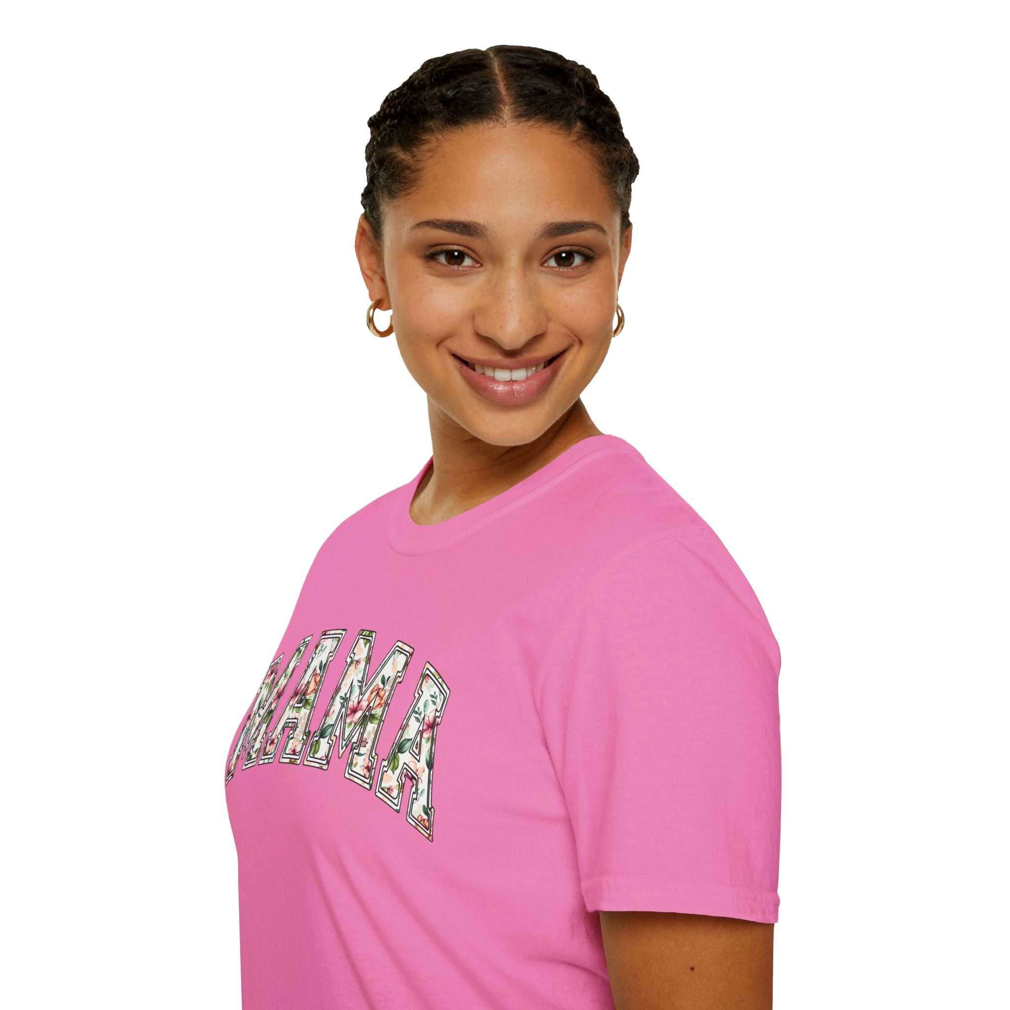 Mama Floral Unisex Softstyle T-Shirt - Spruced Roost
