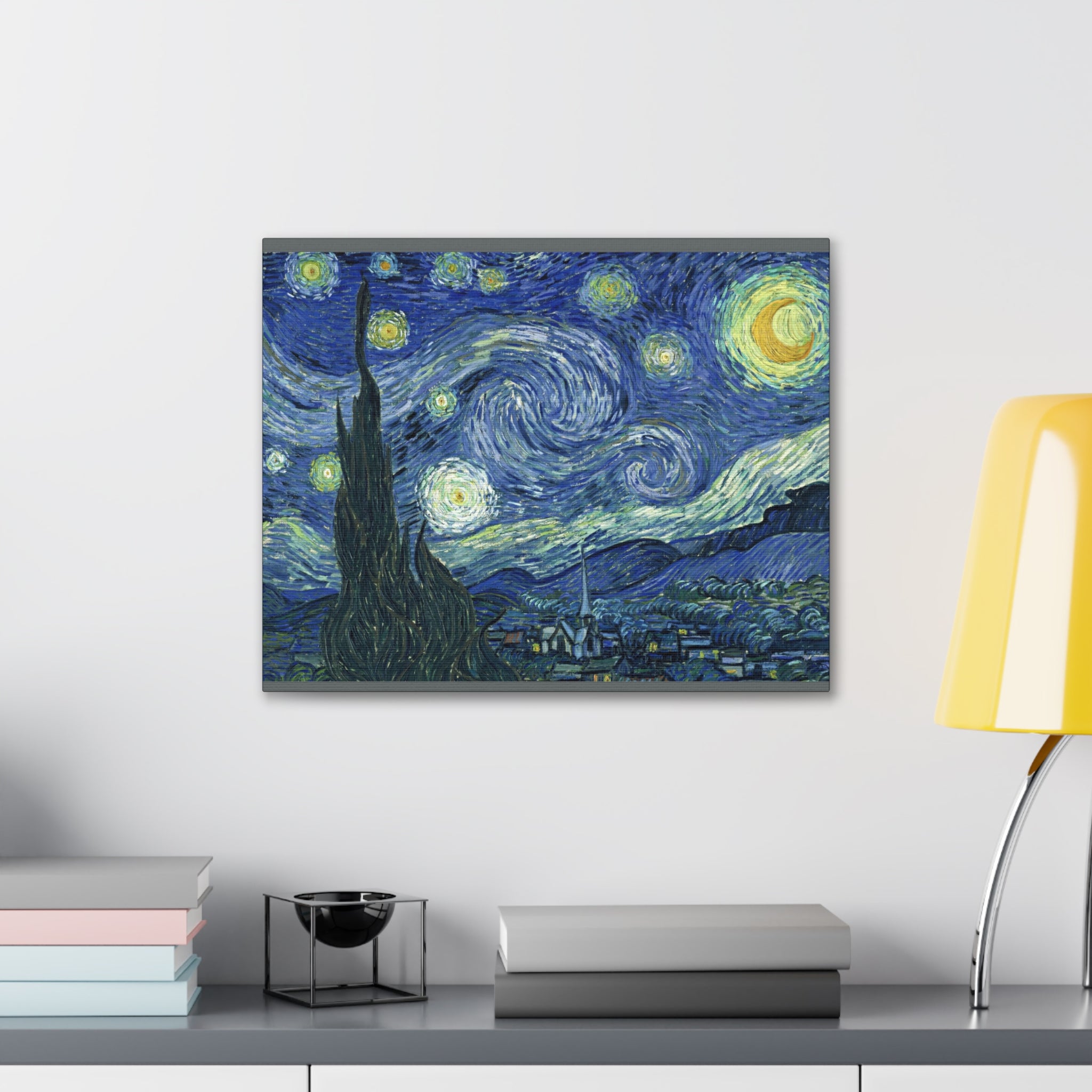 The Starry Night - Vincent Van Gogh - Canvas Gallery Wraps - Spruced Roost