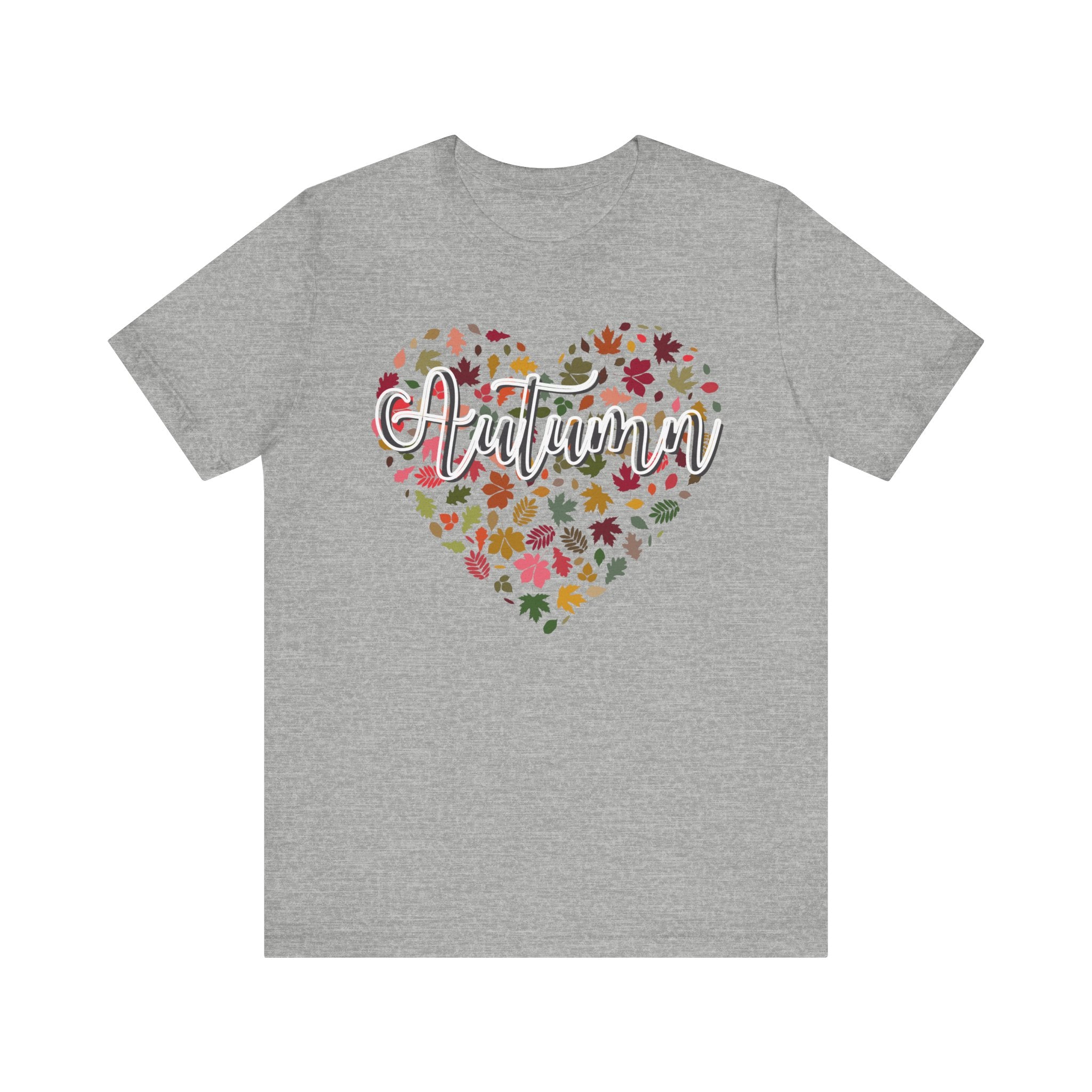 Autumn Love Heart Women's Jersey short sleeve tee