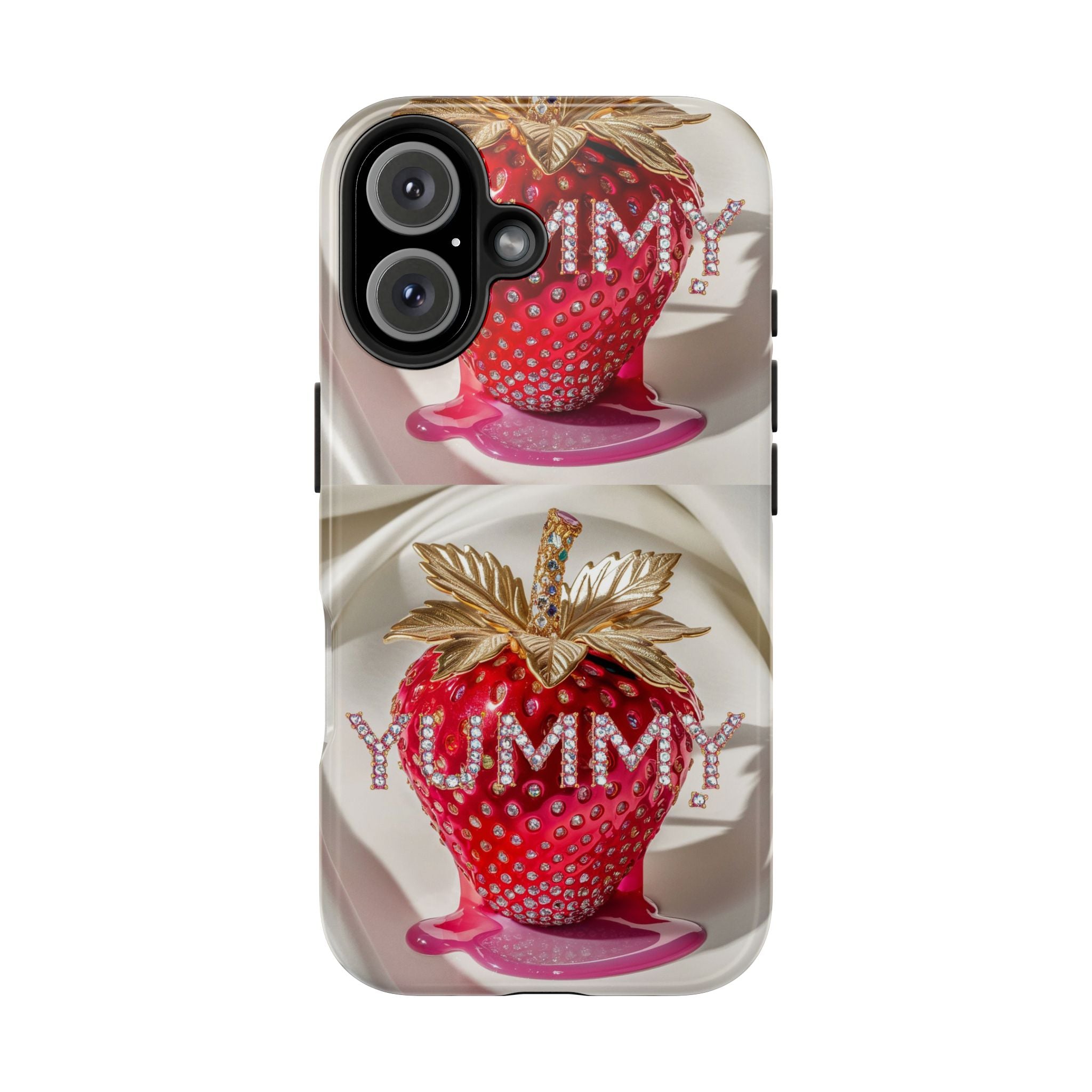 Strawberry Yummy - Tough Case for iPhone 14, 15, 16 - Spruced Roost