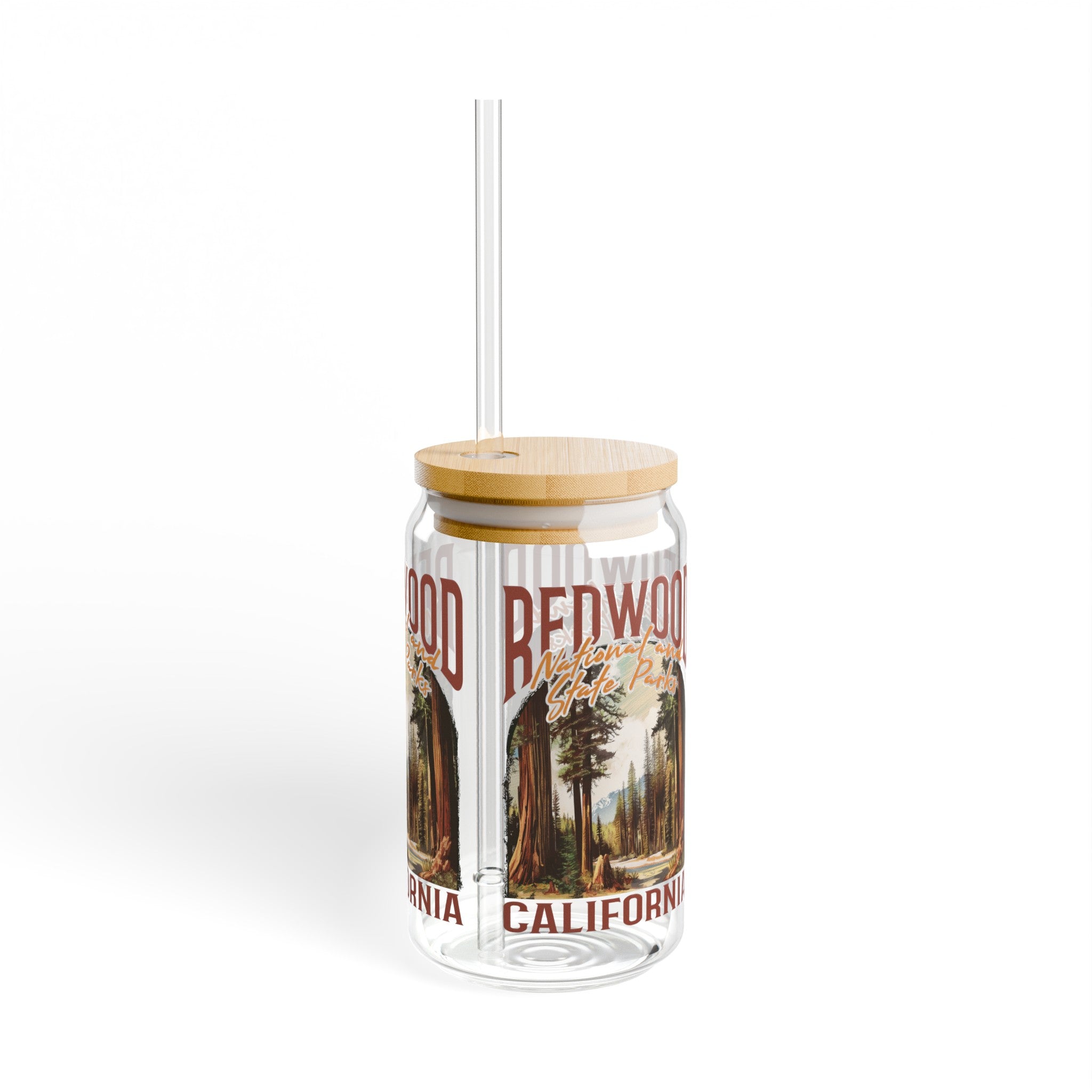 Redwood California - Sipper Glass, 16oz