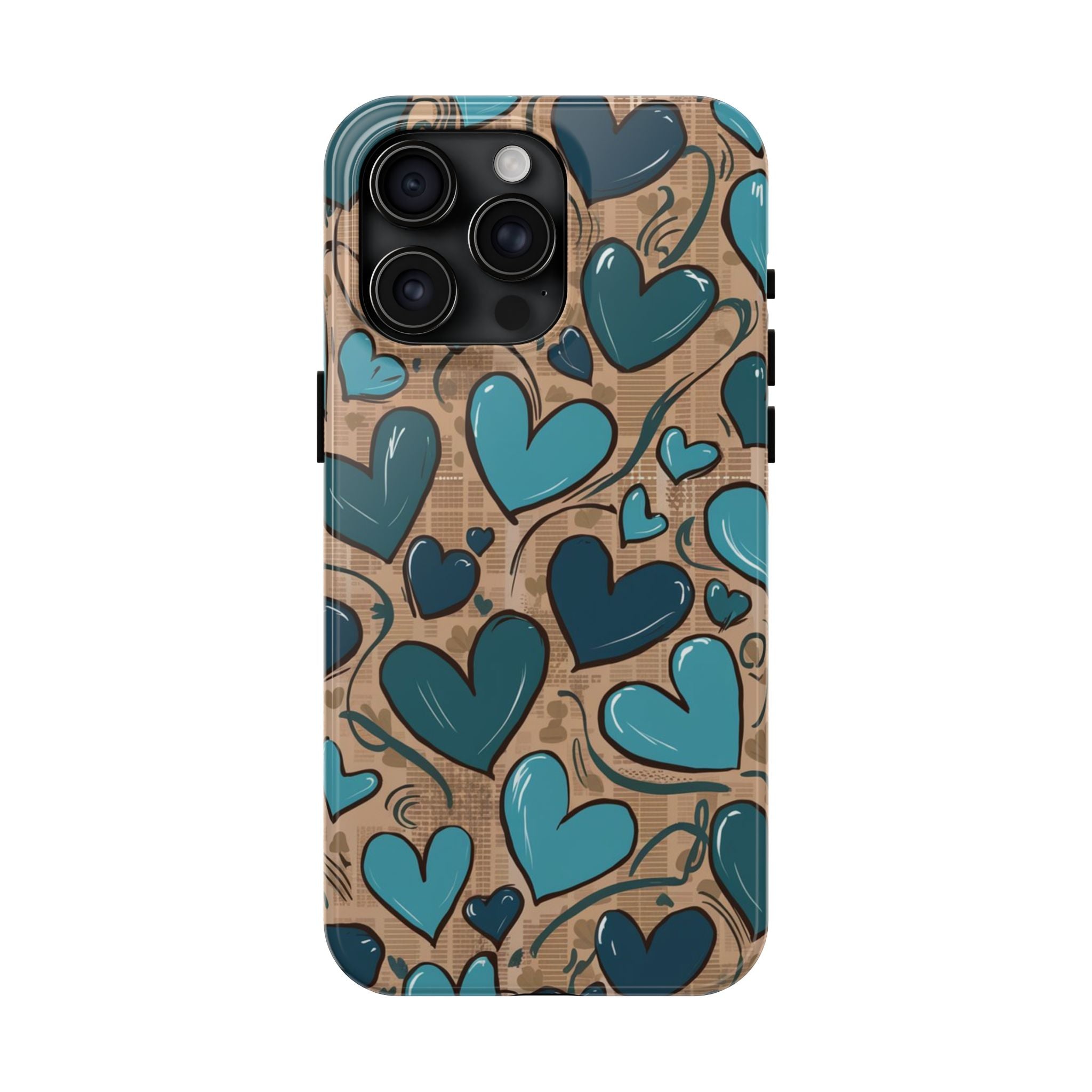 Cora Azul - Tough Case for iPhone 14, 15, 16 - Spruced Roost