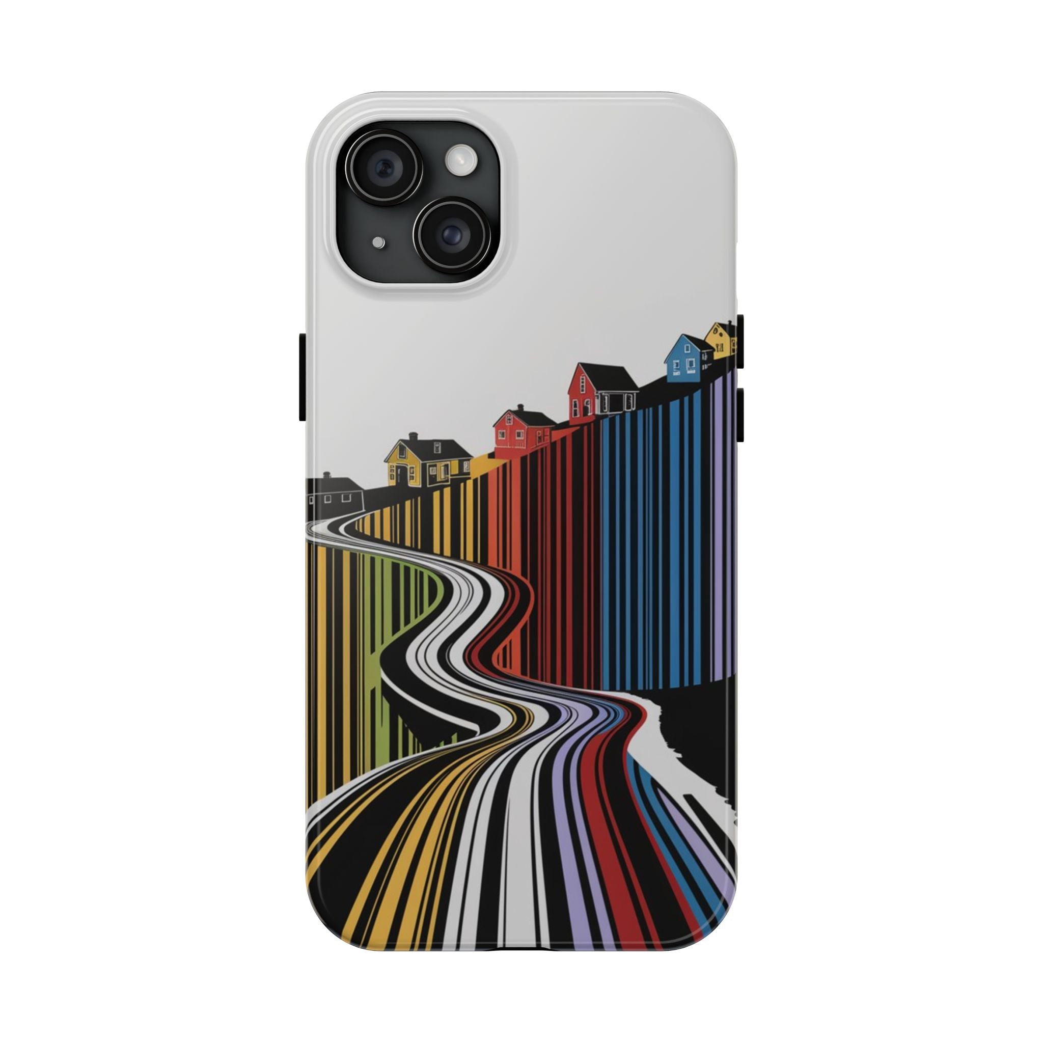 Modern Suburbs - Tough Case for iPhone 14, 15, 16 - Spruced Roost