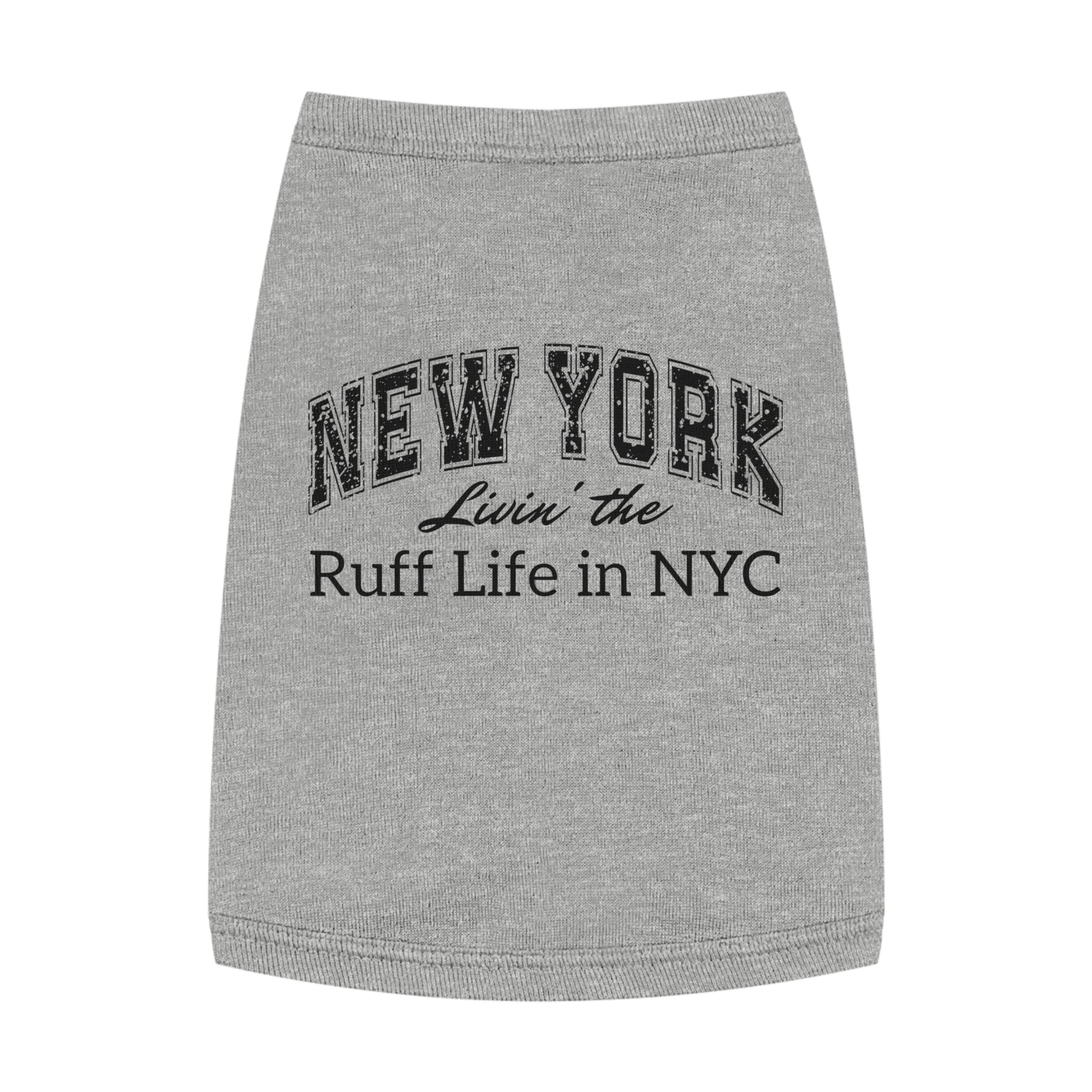Ruff Life in New York - Stylish and Playful Dog Shirt