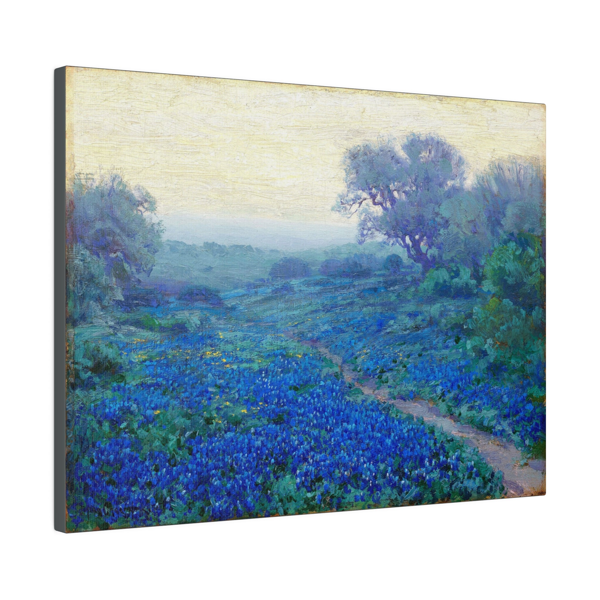 Blue Bonnets at Sunrise - Julian Onderdonk Matte Canvas, Stretched, 0.75"