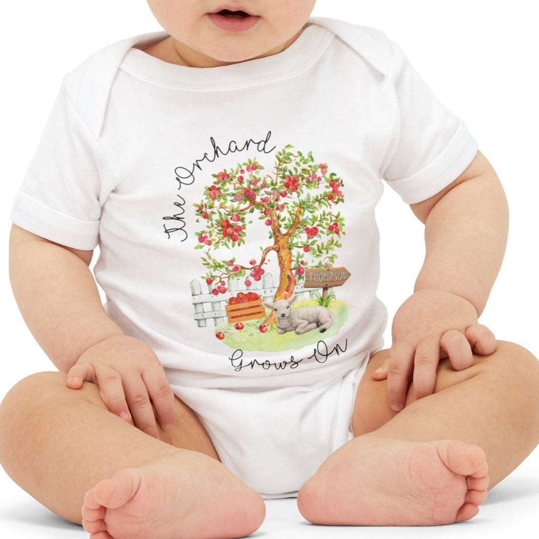 Personalized - Farm Infant Bodysuit