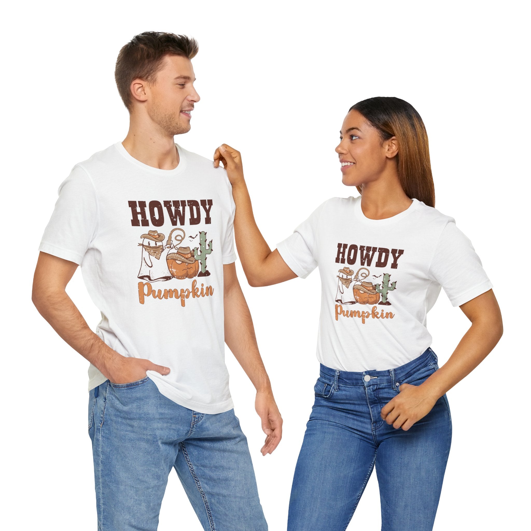 Howdy Pumpkin - Unisex Jersey Short Sleeve Tee