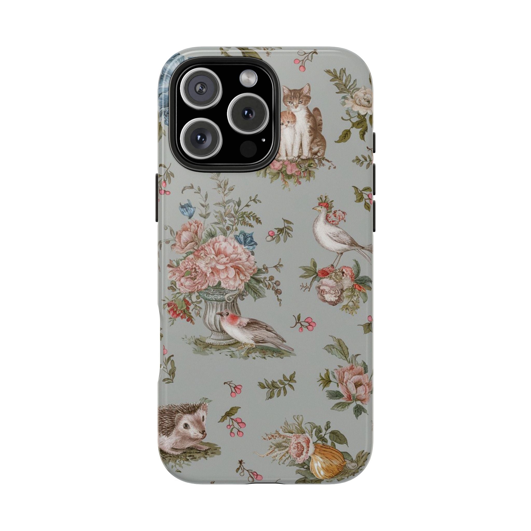 Tiptoe through the Cats - Tough Case for iPhone 14, 15, 16 - Spruced Roost
