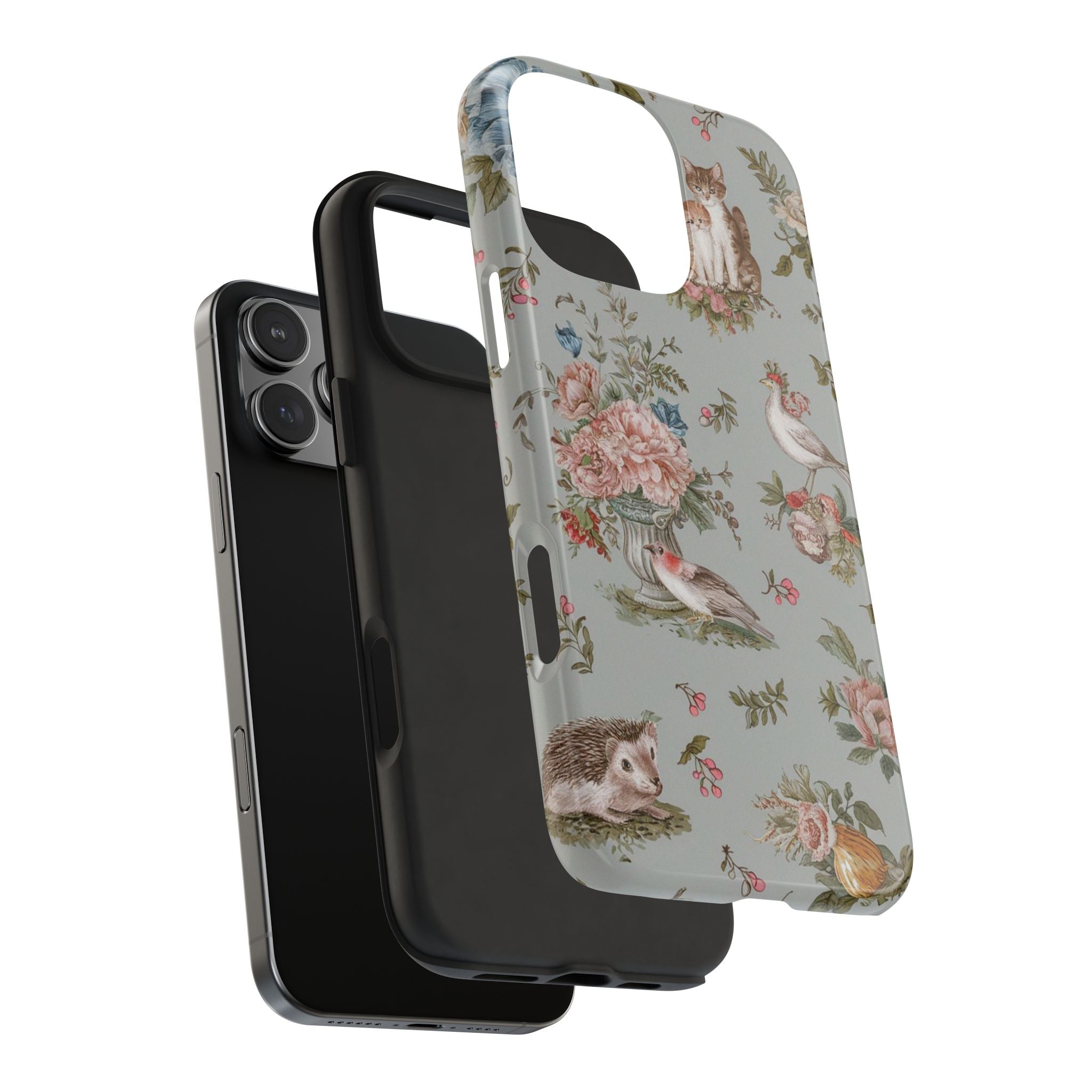 Tiptoe through the Cats - Tough Case for iPhone 14, 15, 16 - Spruced Roost