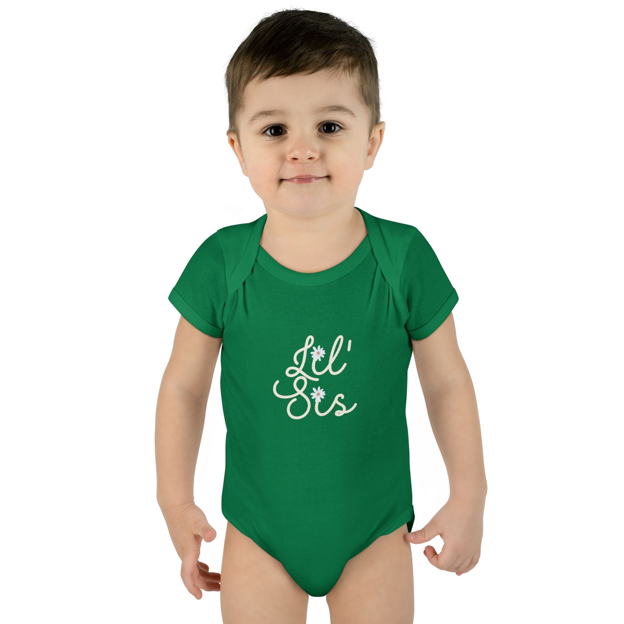 Lil' Sis Infant Baby Bodysuit - Cute Baby Clothes for Newborns