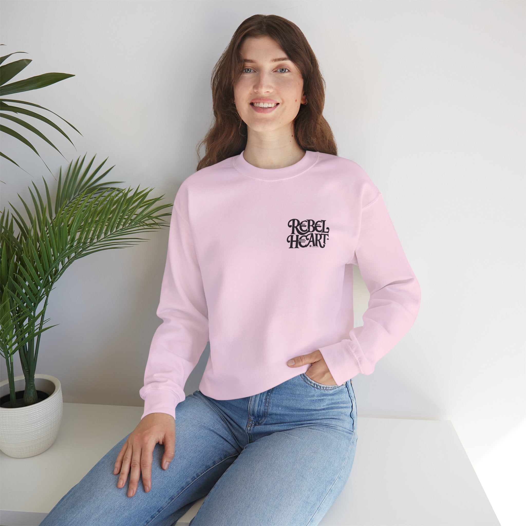 Rebel Heart - Unisex Heavy Blend™ Crewneck Sweatshirt for Everyday Wear