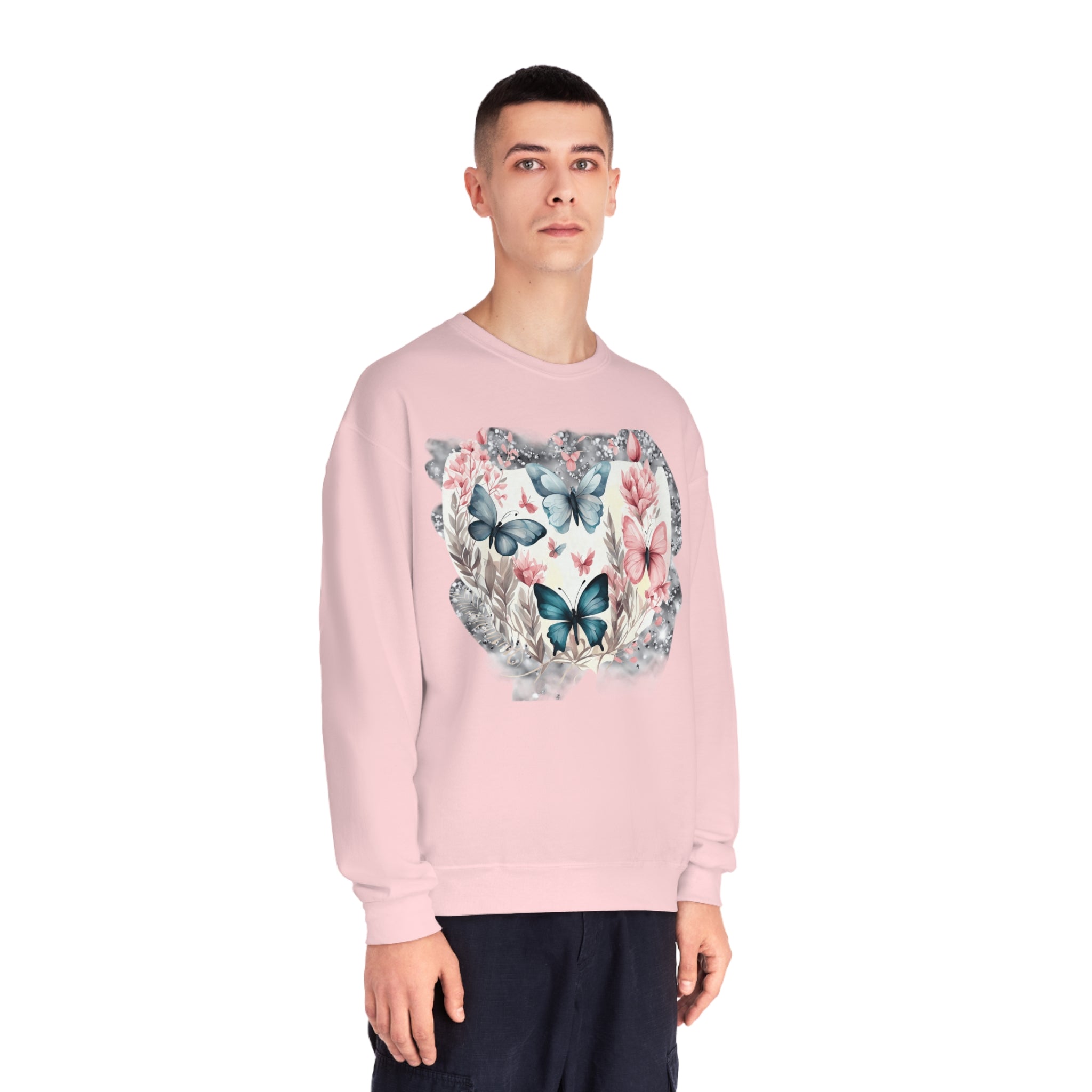 Flutterby Unisex NuBlend® Crewneck Sweatshirt - Spruced Roost