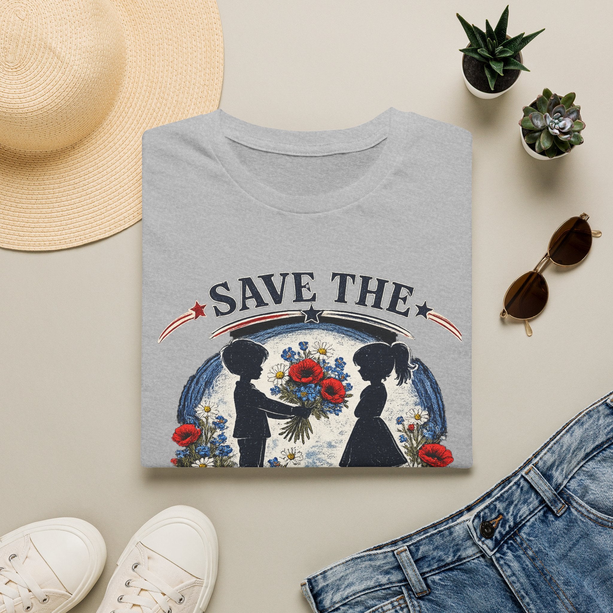 Save the Wildflowers T‑Shirt — Floral Conservation Tee