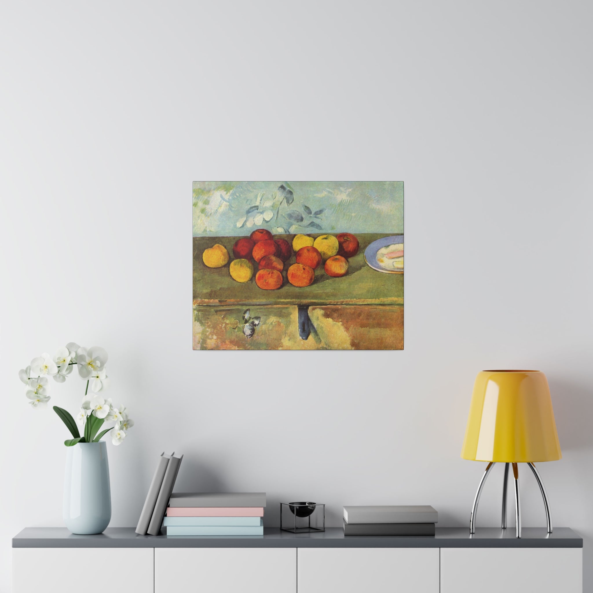Apples & Biscuits 1895 - Paul Cezanne - Matte Canvas, Stretched, 0.75"