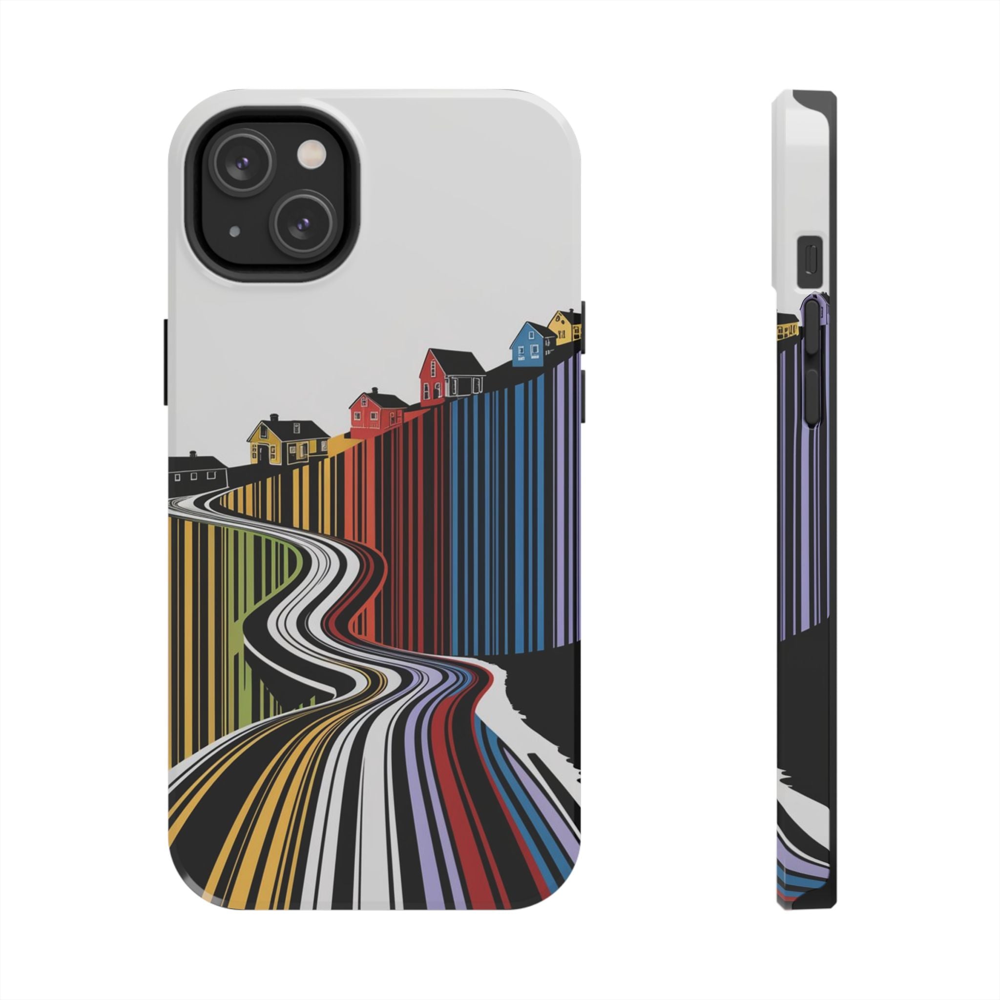 Modern Suburbs - Tough Case for iPhone 14, 15, 16 - Spruced Roost