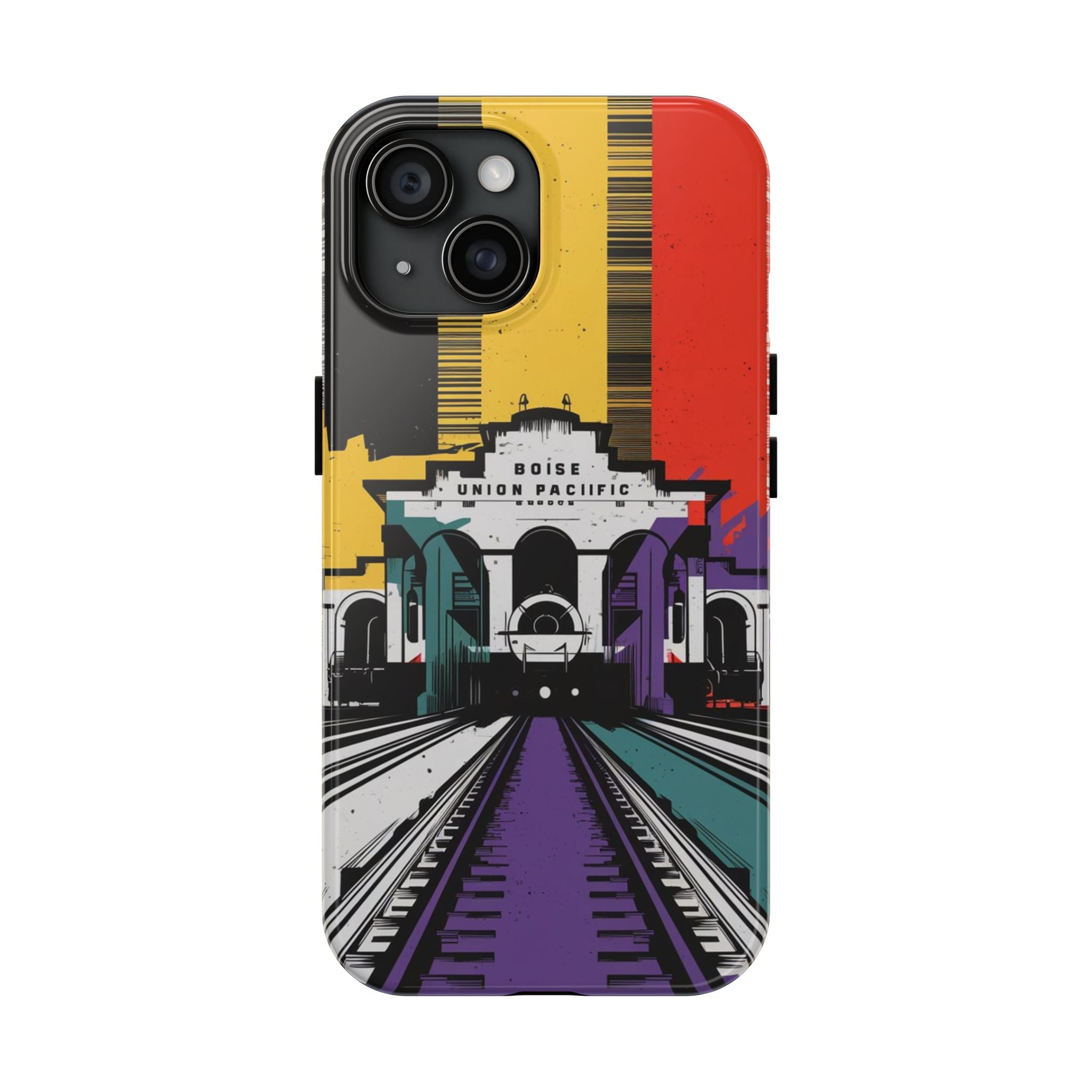 Boise Idaho Union Pacific Depot - Tough Case for iPhone 14, 15, 16 - Spruced Roost