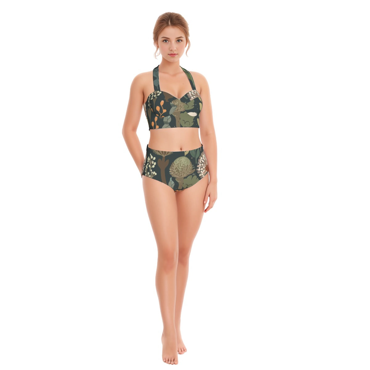 Outdoors is my Jam Women's Swimsuit Set With Halter