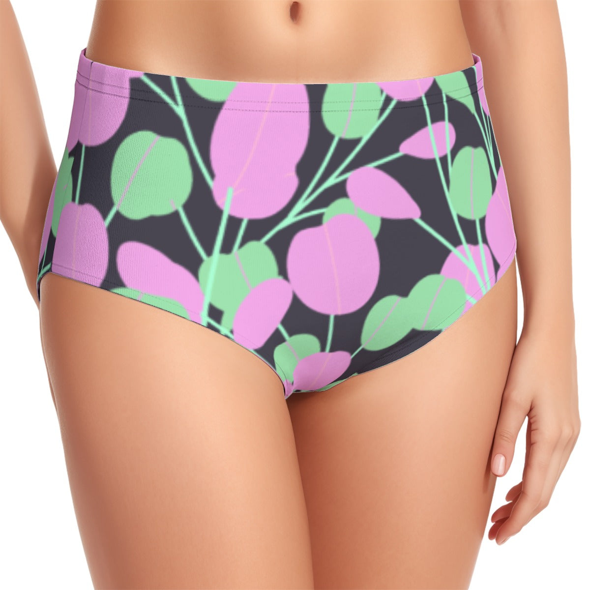 Plum Tree Women's Swimsuit Set With Halter