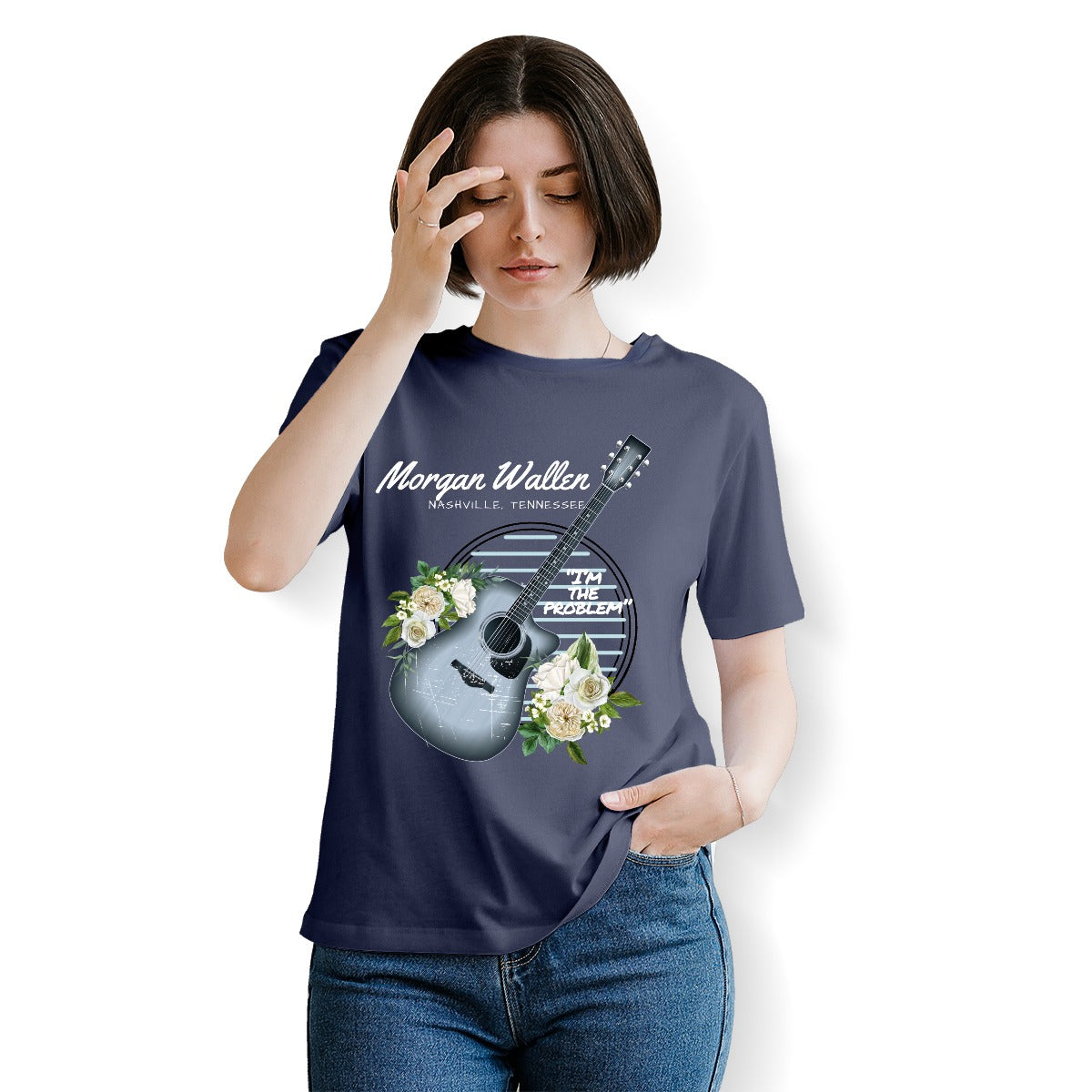 Wallen Country "I'm the Prob" Women's Crew T-Shirt | 180GSM