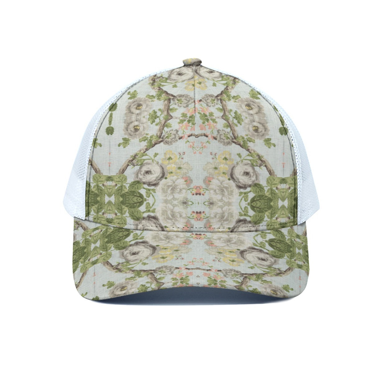 Spring Fling Trucker Hat With White Half-mesh